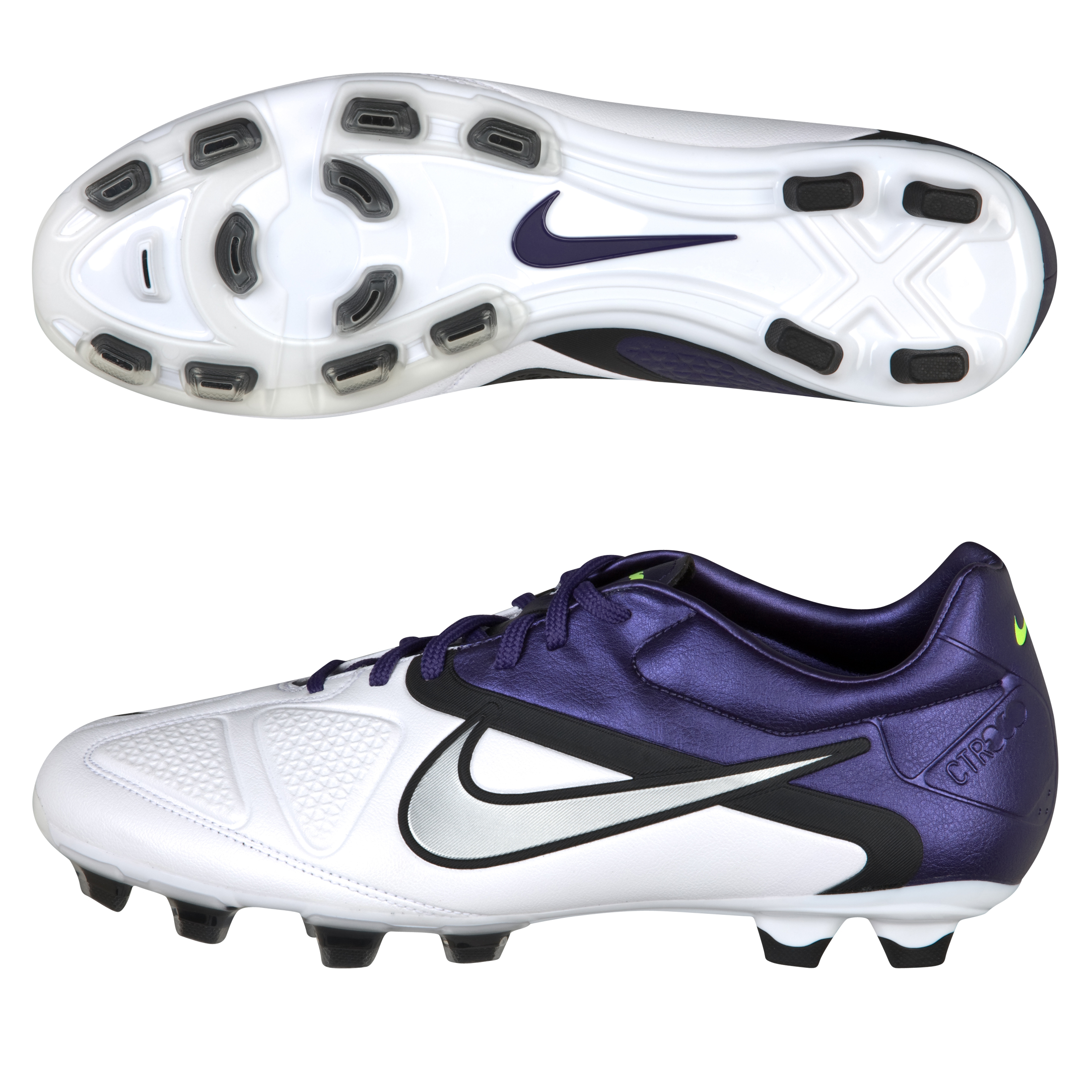 Nike CTR360 Trequartista II FG White/Mtllc Silver/Imprl Prpl