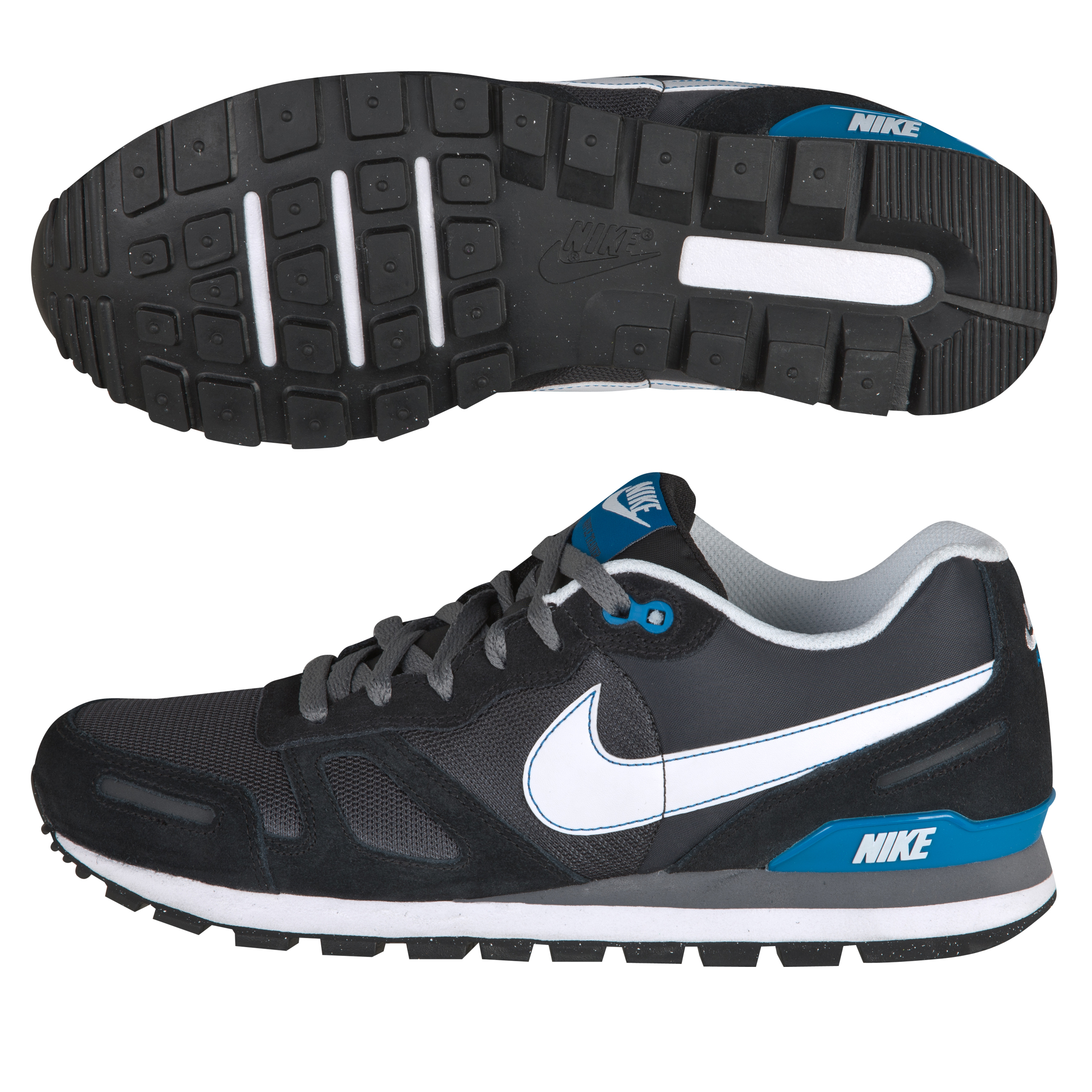 Nike Air Waffle Trainer - Anthracite/White-Black-Cl Grey.