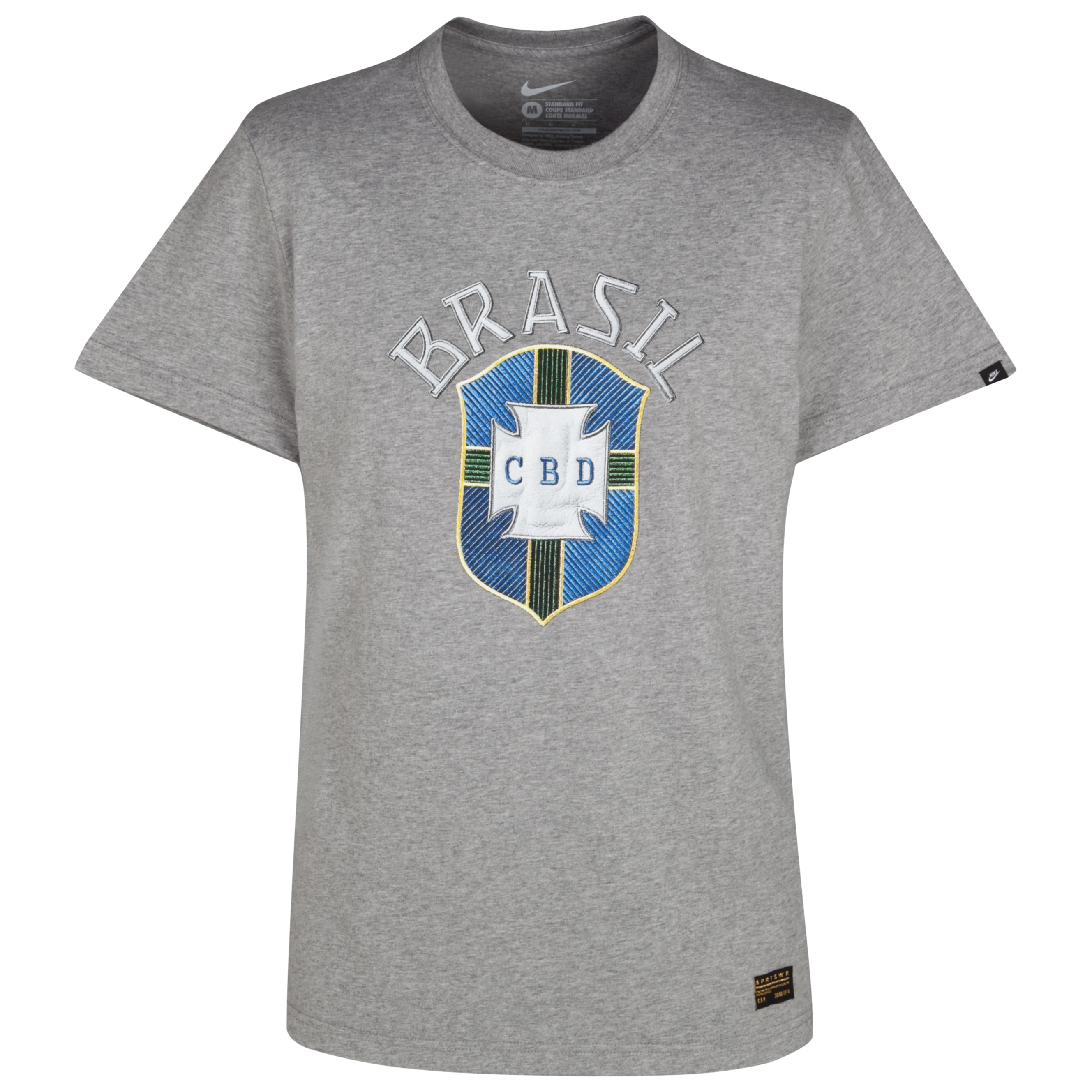 Nike Brazil Tee - Grey