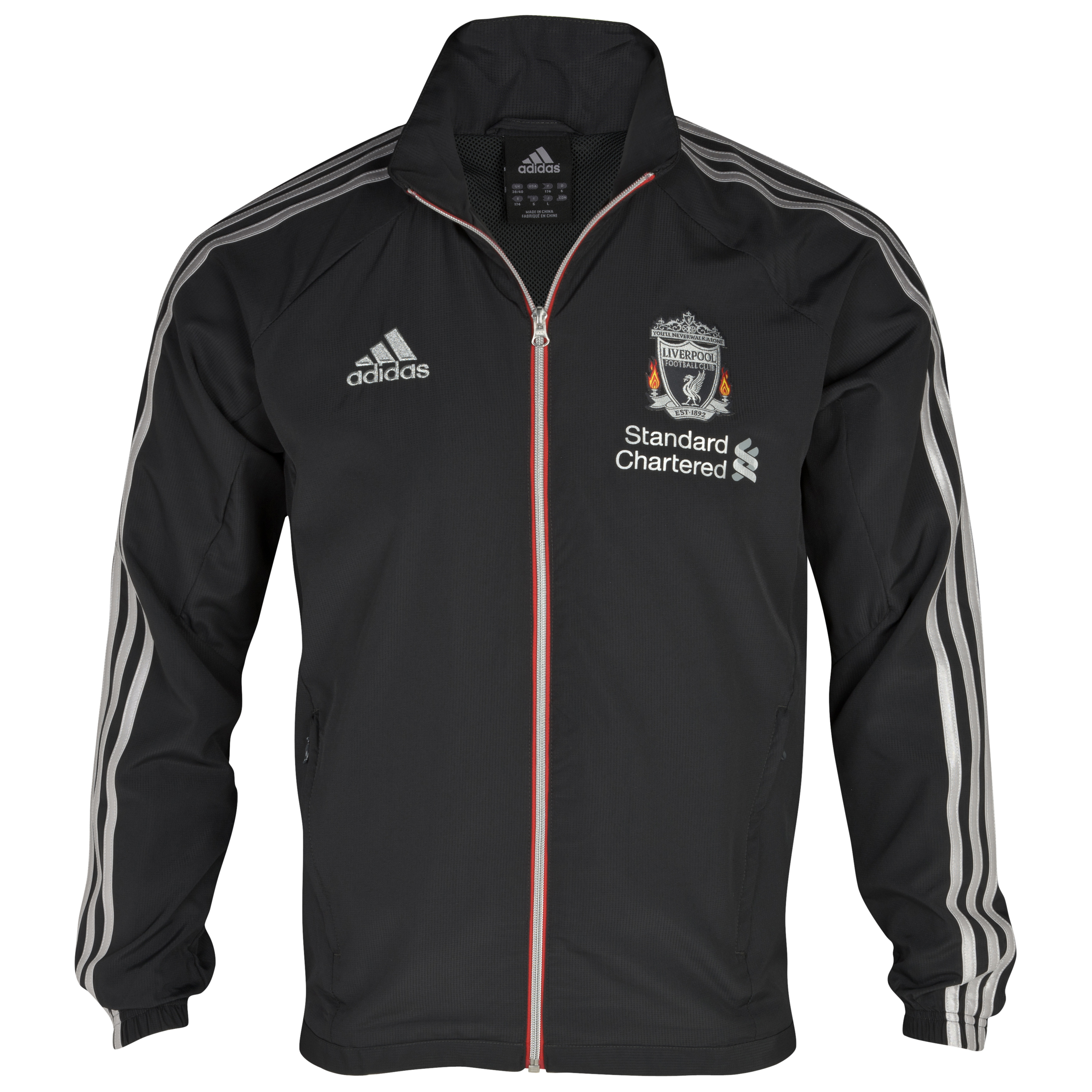 Liverpool Training Presentation Jacket Grey~Silver
