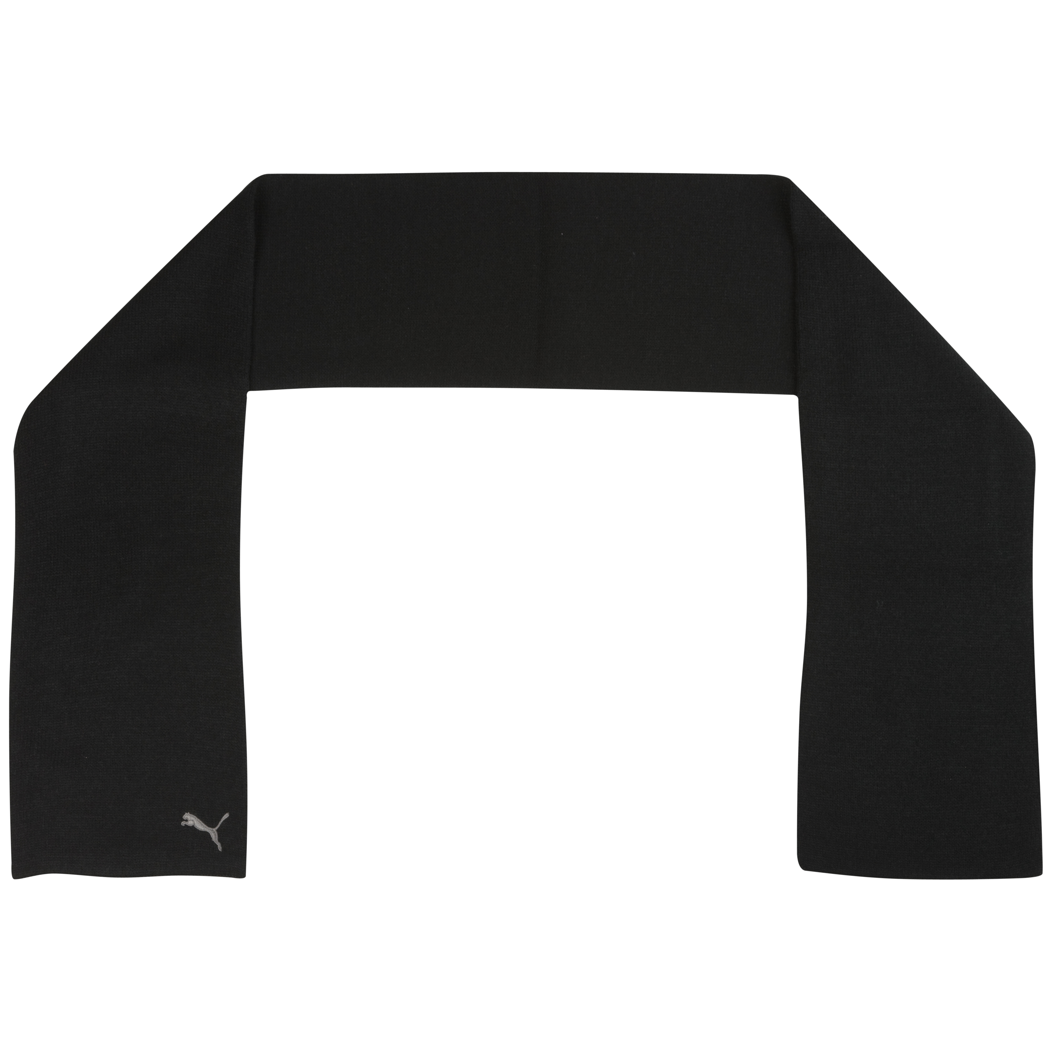 Puma Fundamentals Knit Scarf - Black/Grey
