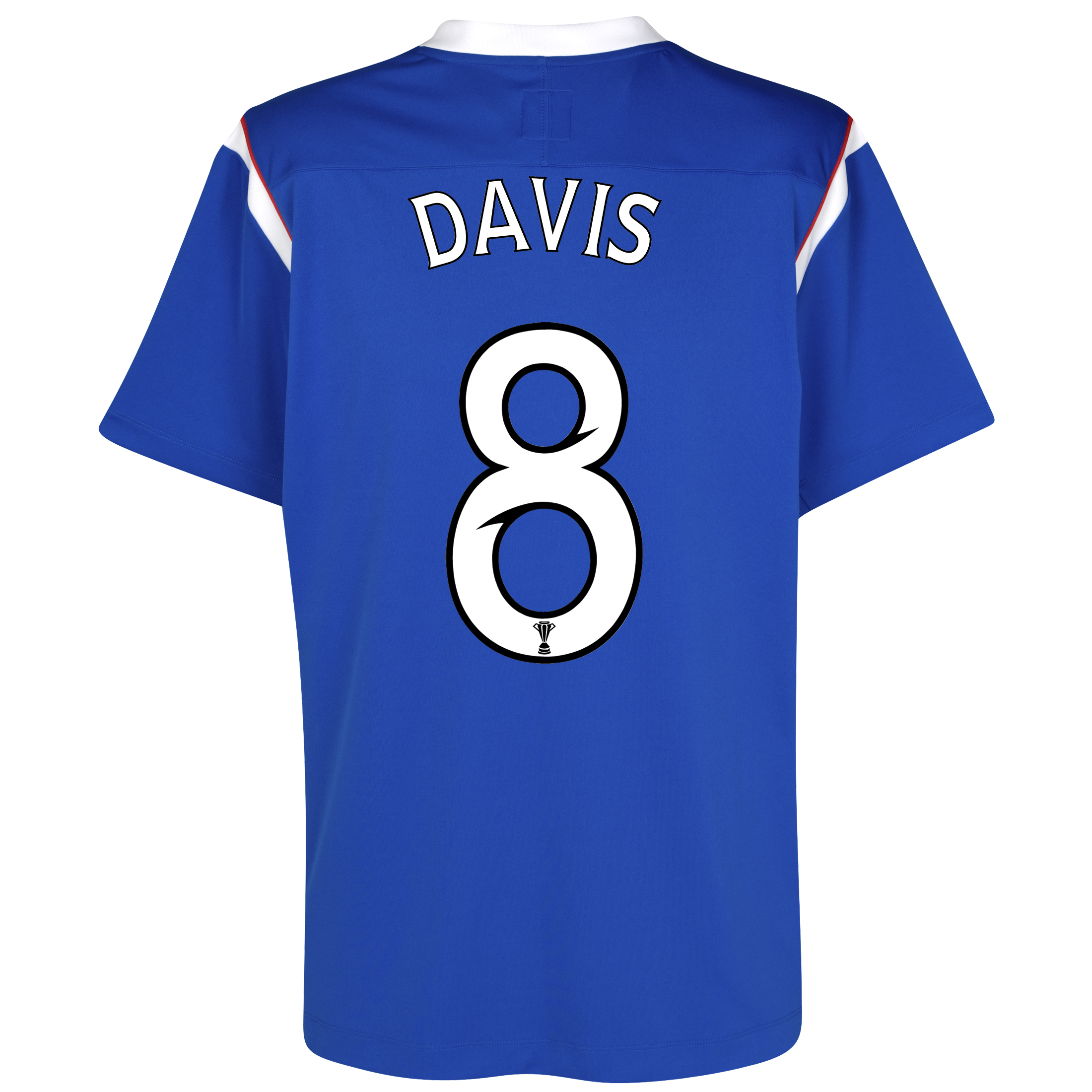 Glasgow Rangers Home Shirt 2011/12 - Kids with Davis 8 printing