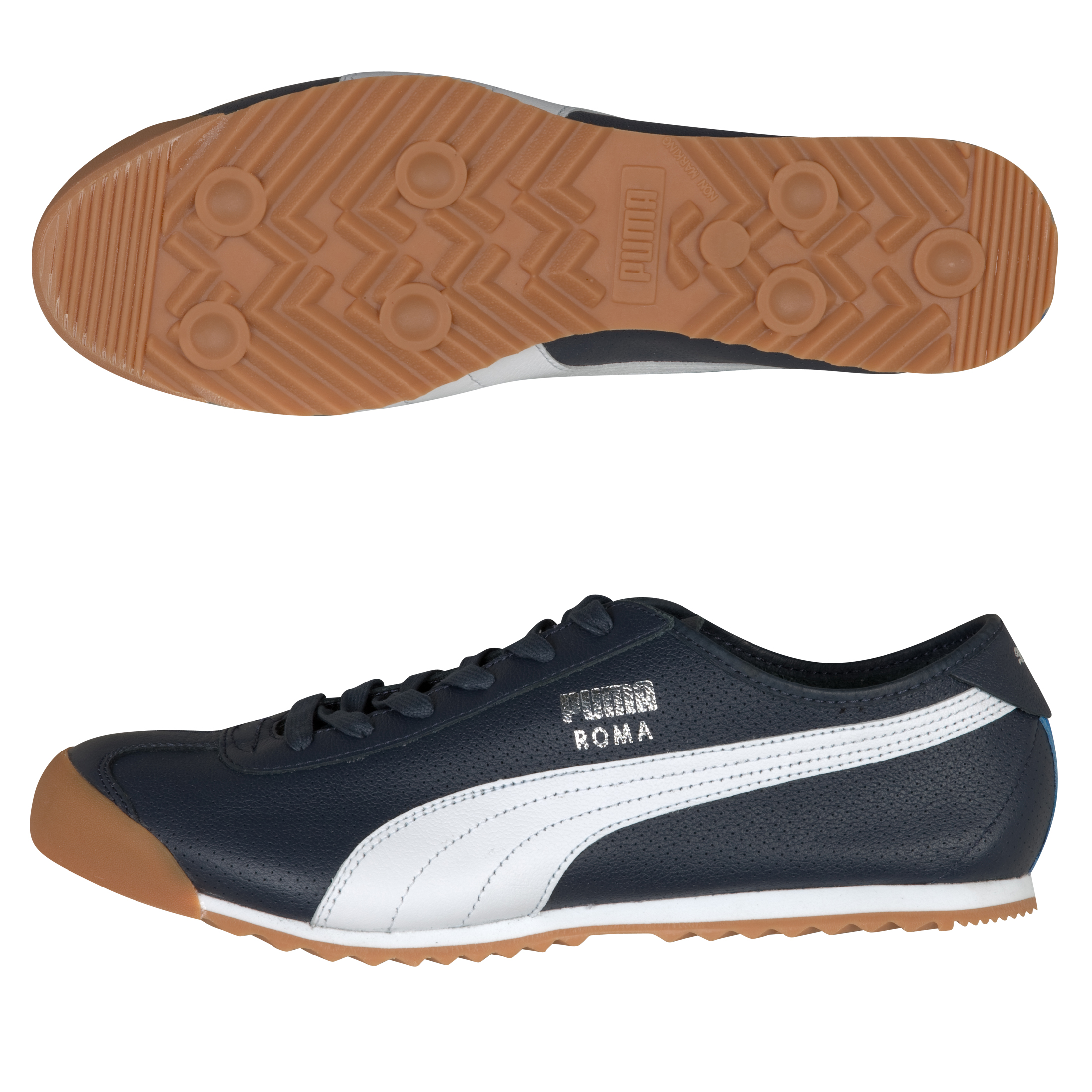 Puma Roma Reissue Trainers - New Navy/White/Blue Aster.