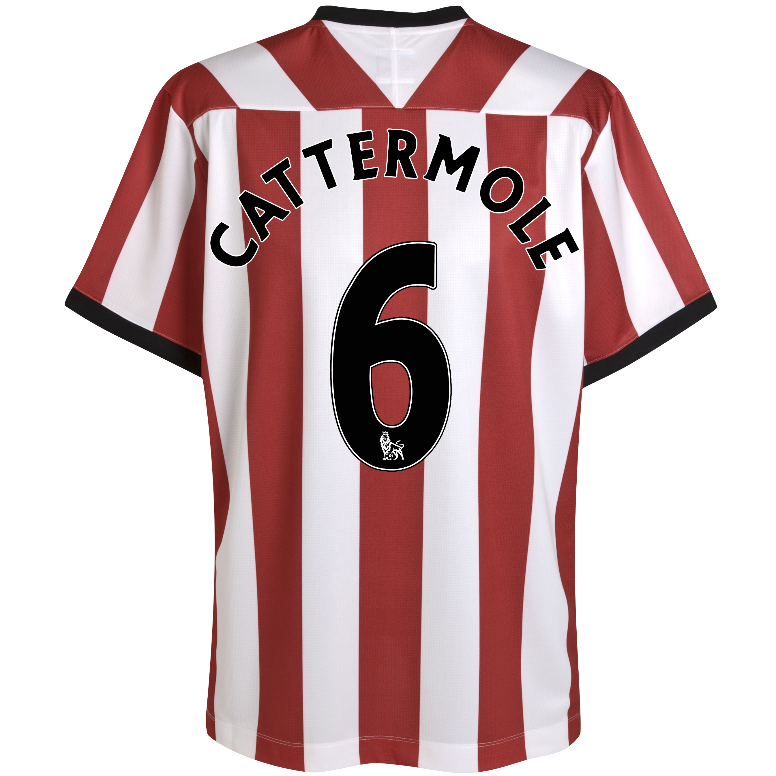 Sunderland Home Shirt 2011-12 with Cattermole 6 printing