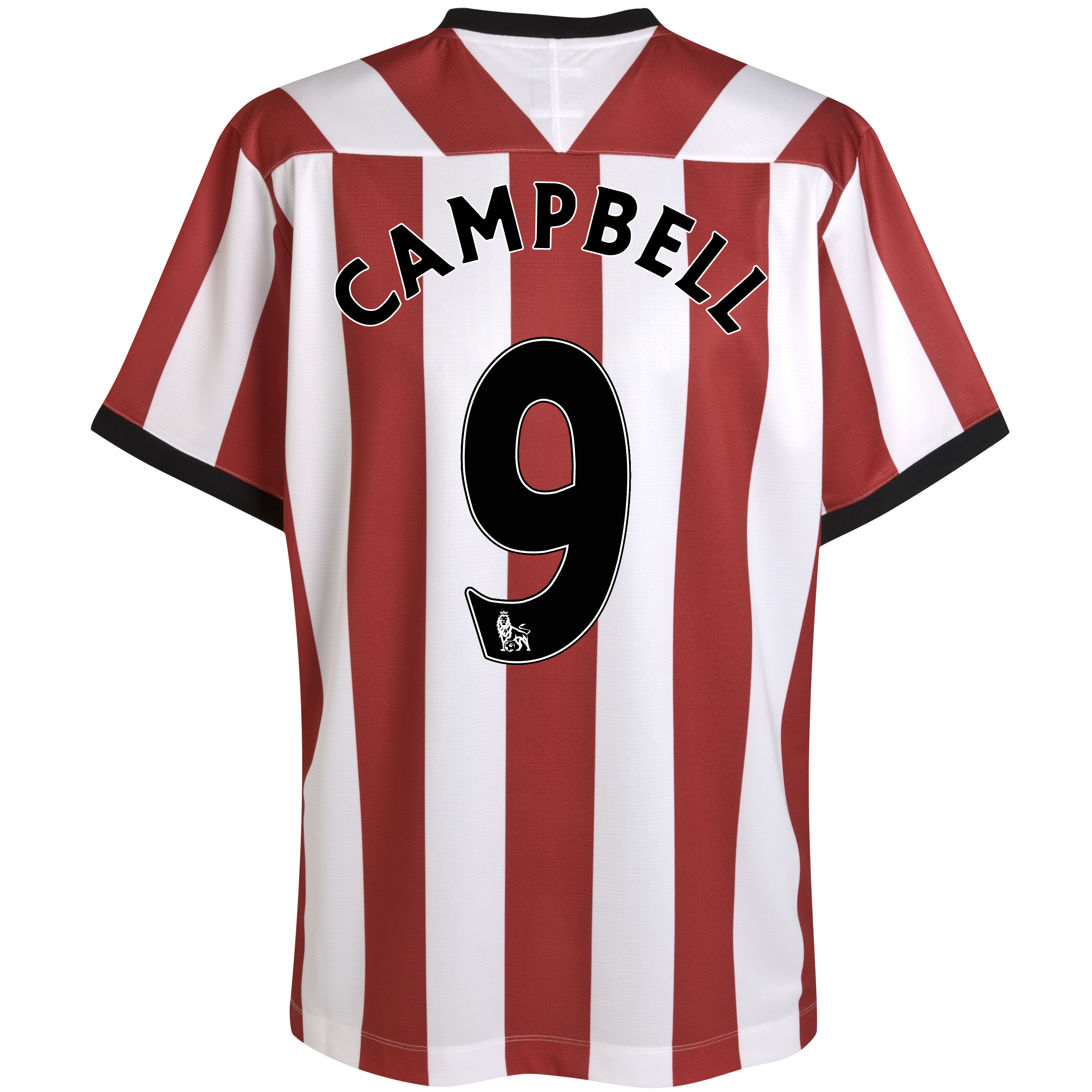 Sunderland Home Shirt 2011/12 - Kids with Campbell 9 printing