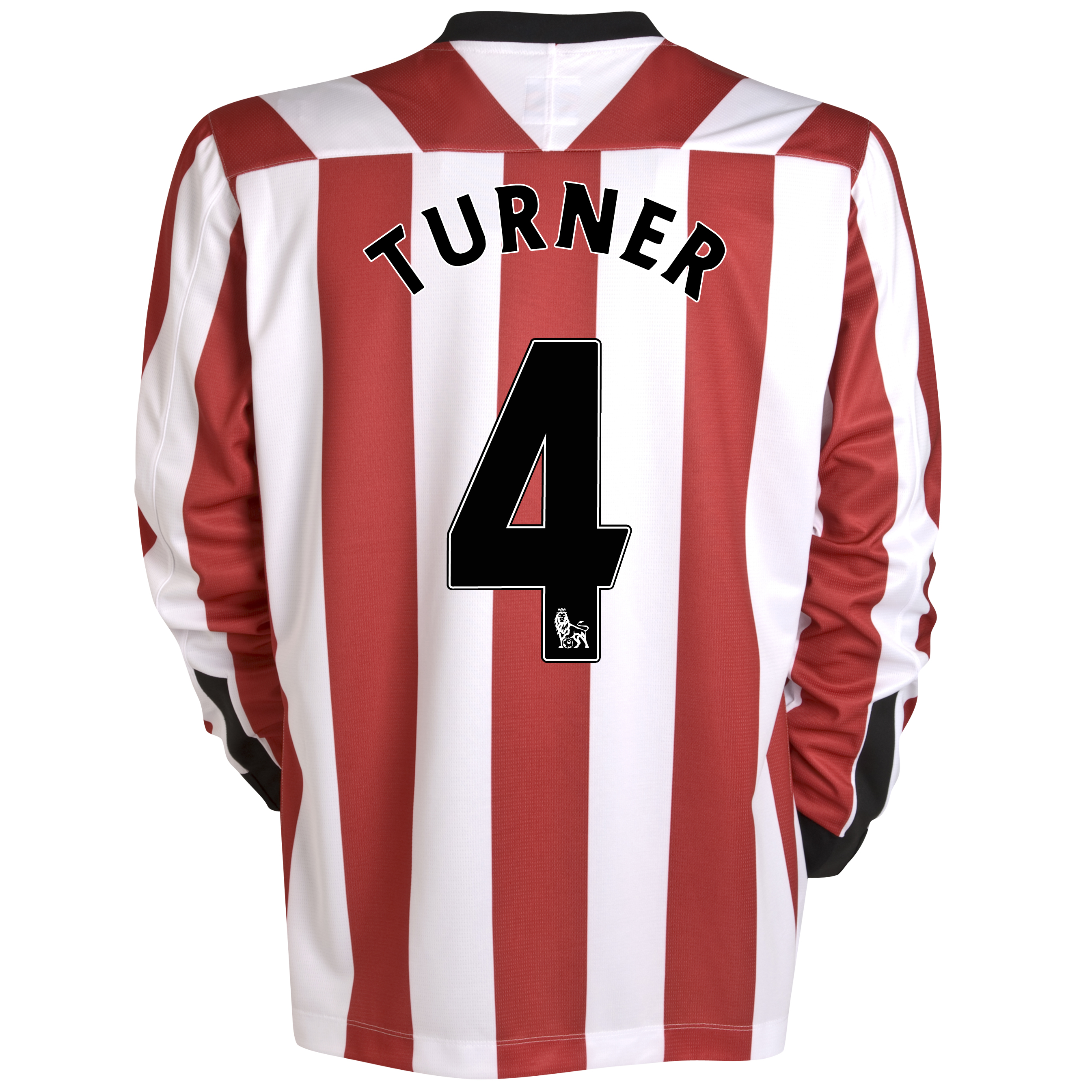 Sunderland Home Shirt 2011/12 - Long Sleeve with Turner 4 printing