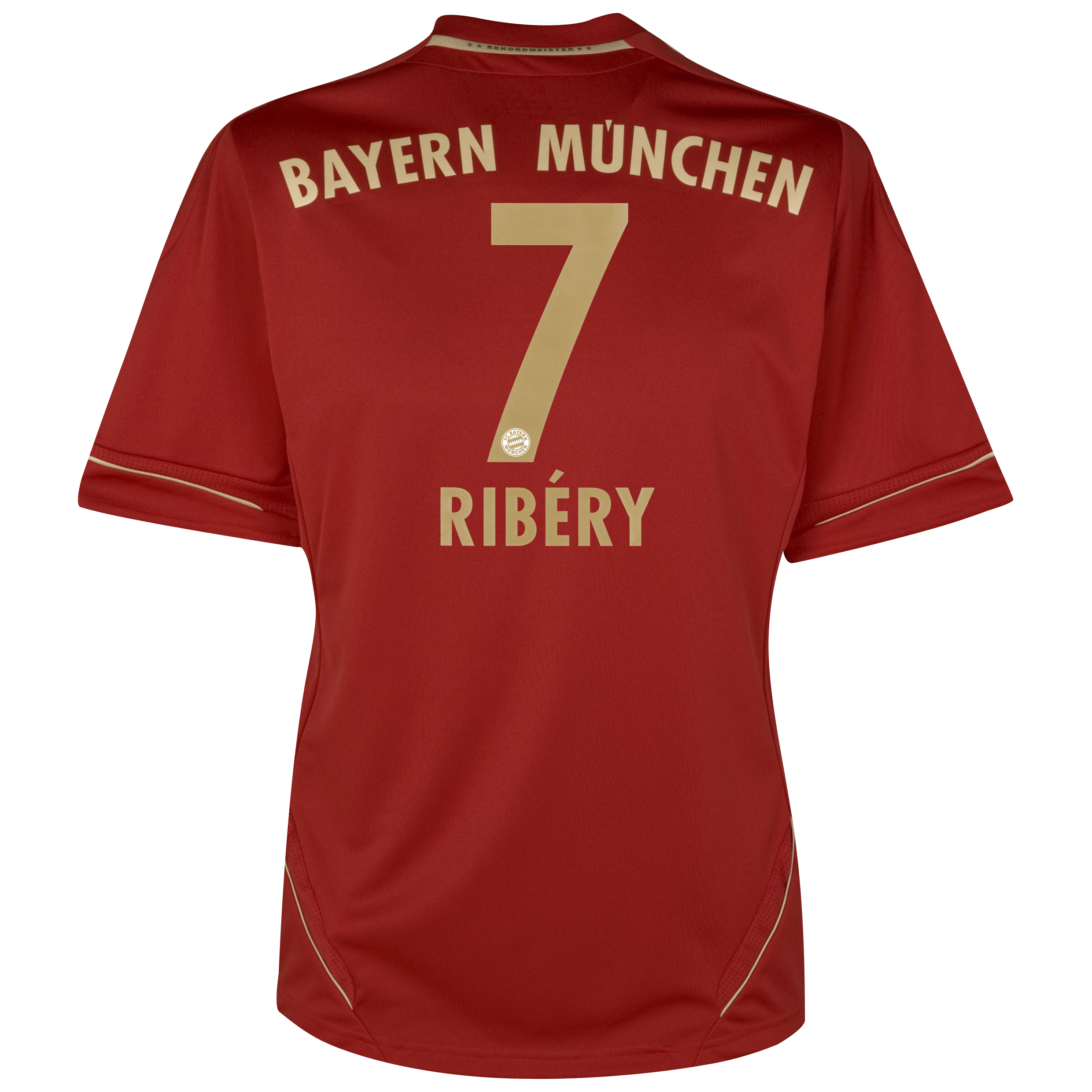 FC Bayern Munich Home Shirt 2011/13 with Ribery 7 printing.
 