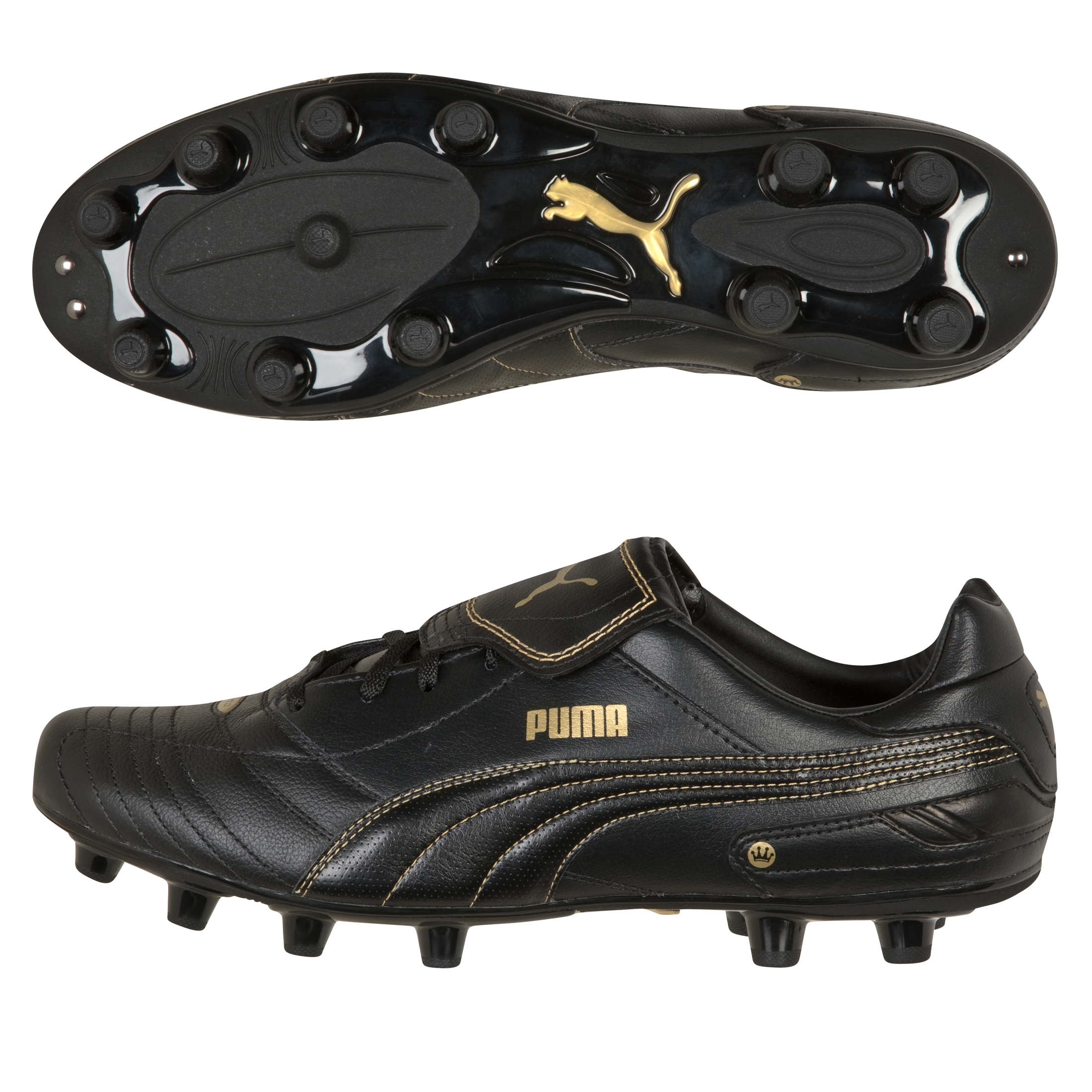 Puma Esito Finale Special Pack Firm Ground Football Boots BlackTeam gold