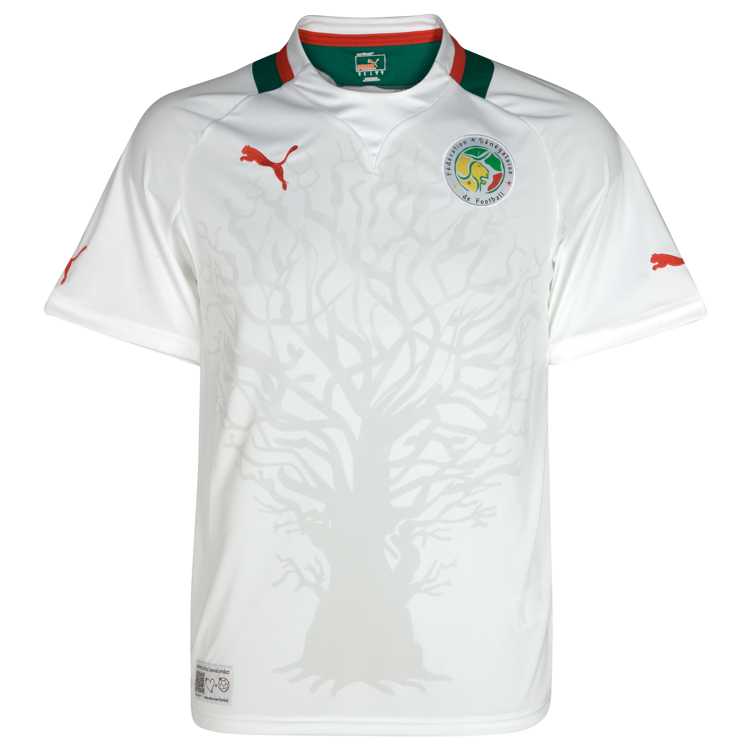 Buy Senegal Home Kit 11/13 White/Power Green