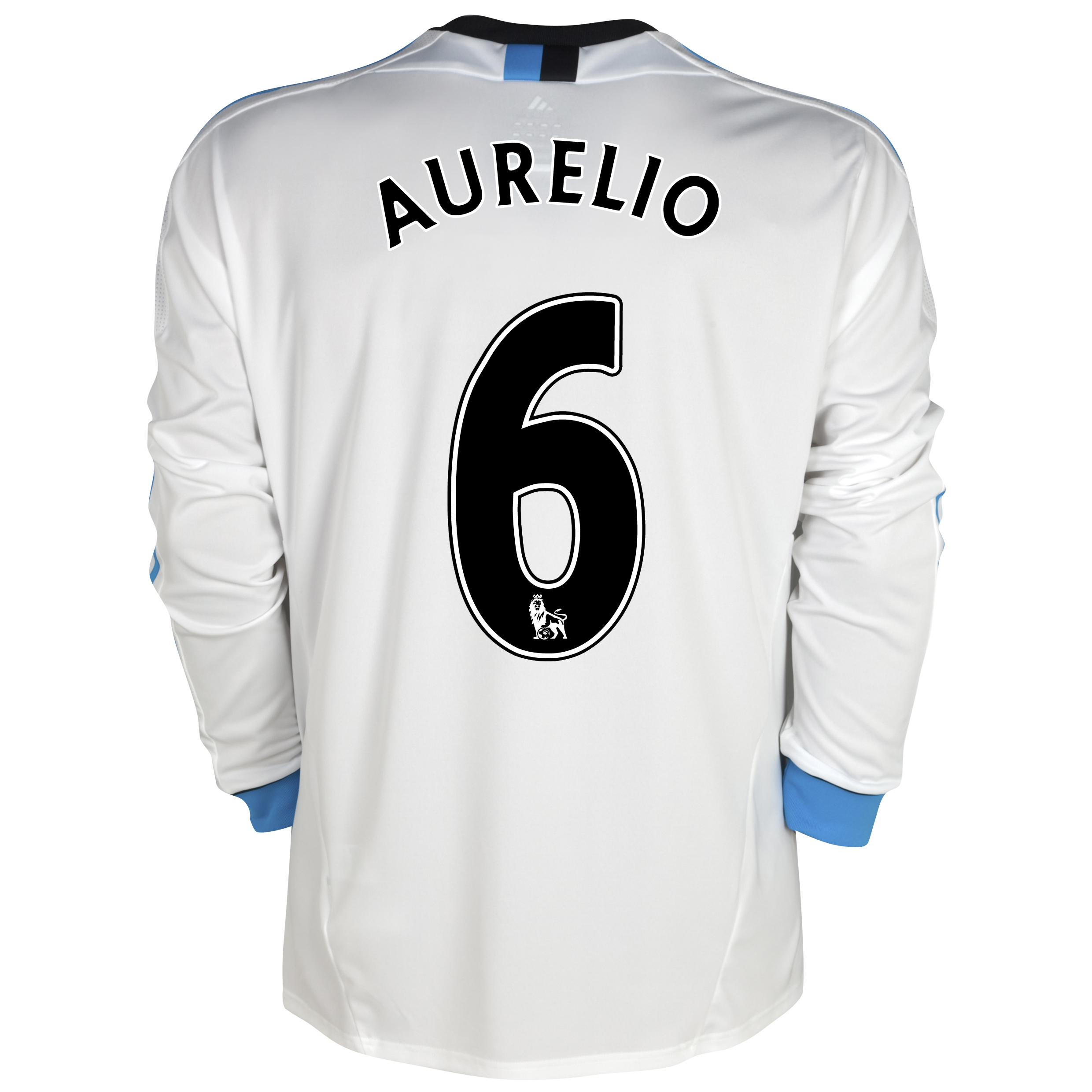 Liverpool Third Shirt 2011/12 - Long Sleeve - Kids with Aurelio 6 printing