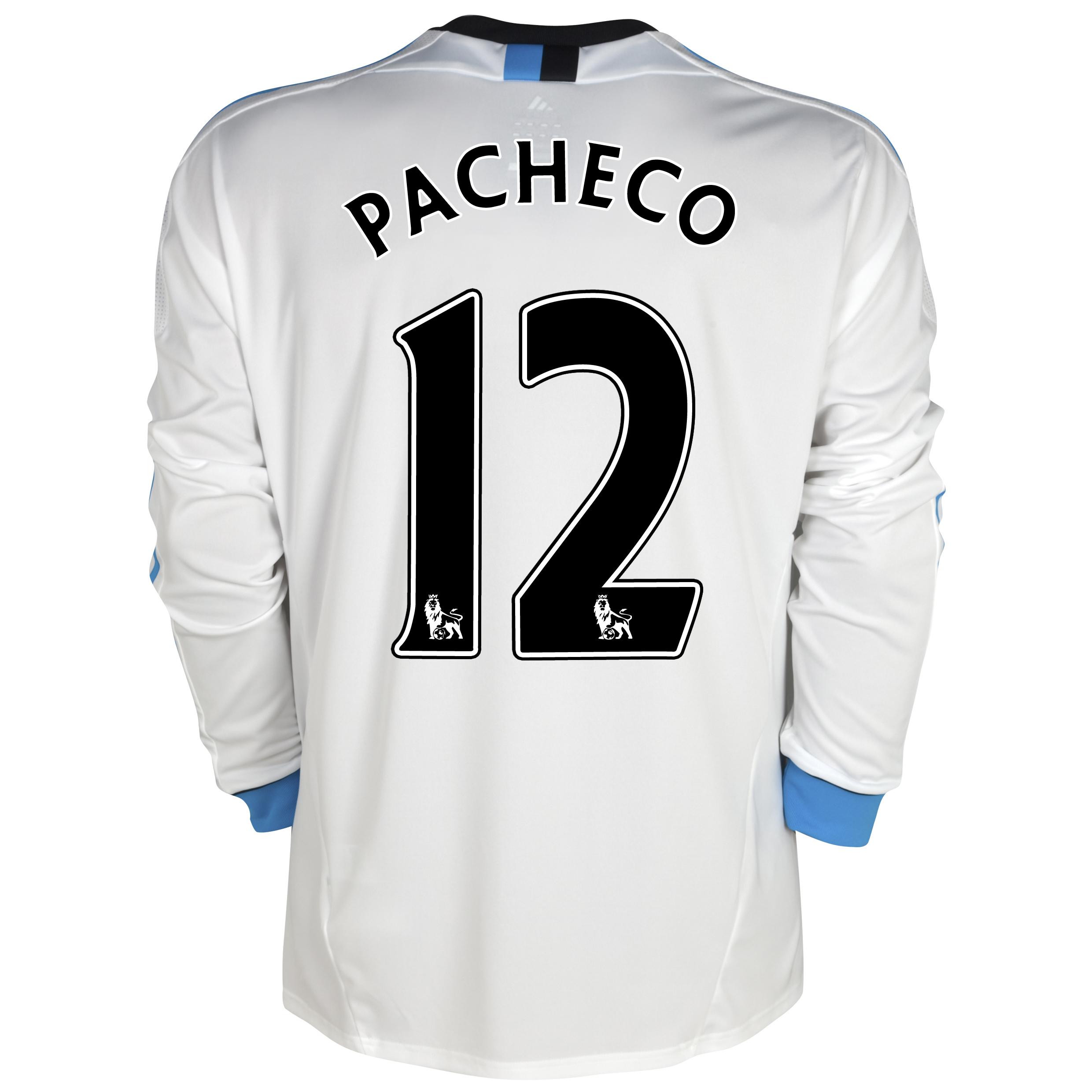 Liverpool Third Shirt 2011/12 - Long Sleeve with Pacheco 12 printing