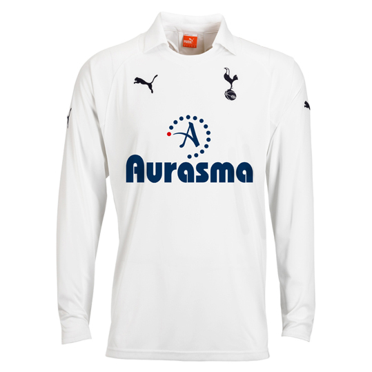 Tottenham Hotspur Home Shirt 2011-12 - Long Sleeved with Defoe 18 printing