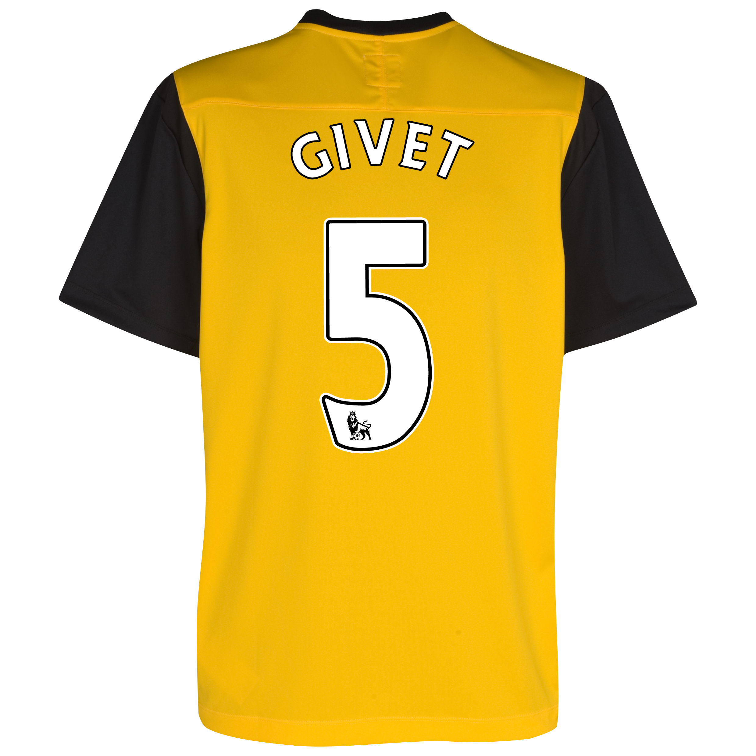 <br>Blackburn Rovers Away Shirt 2011/12 with Givet 5 printing