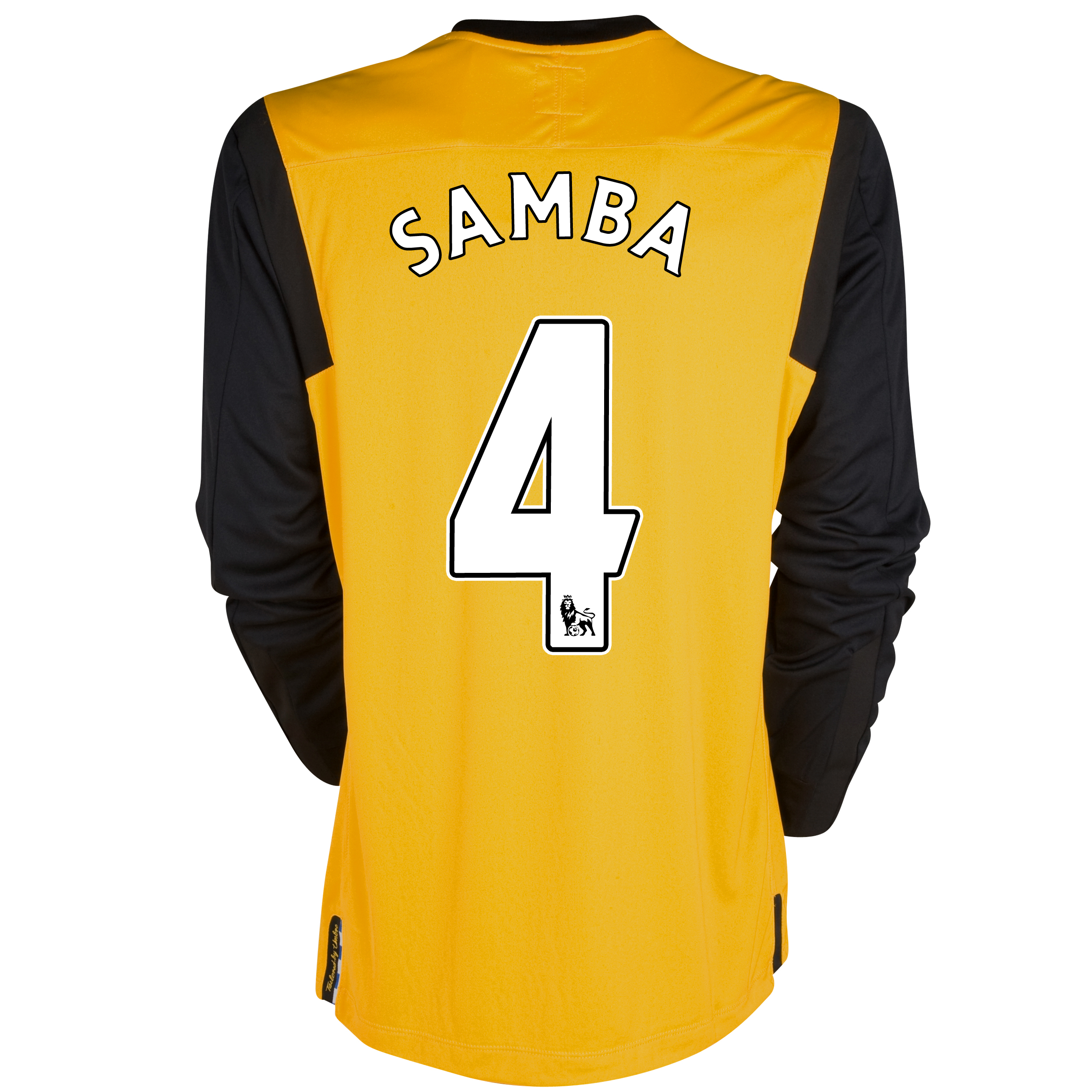 Blackburn Rovers Away Shirt 2011~12 Long Sleeve Kids with Samba 4 printing