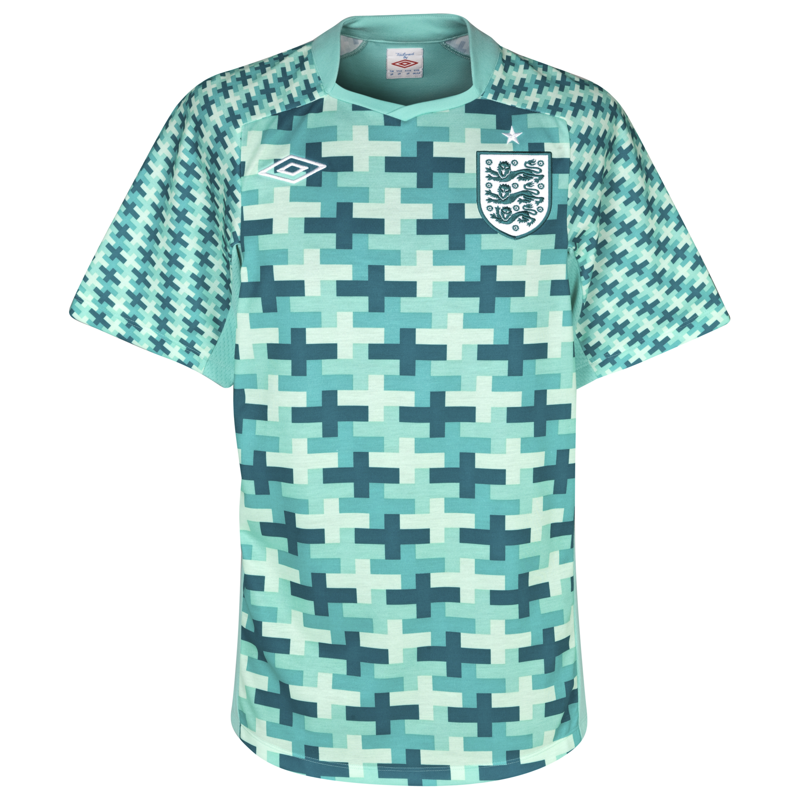England Away Goalkeeper Shirt 2011~12 Short Sleeve Kids with Hart 1 printing