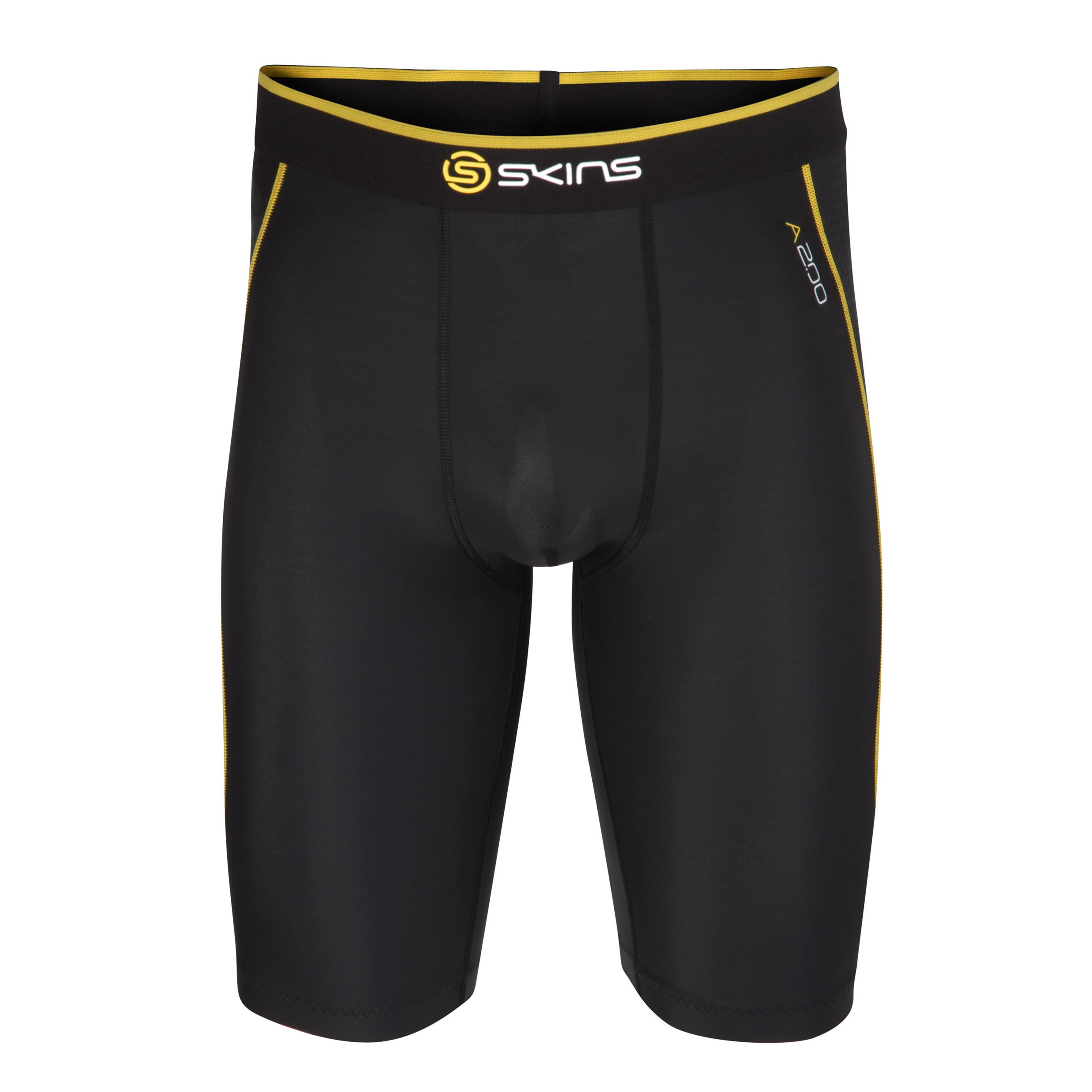 Skins A200 Half Tights - Black/Yellow