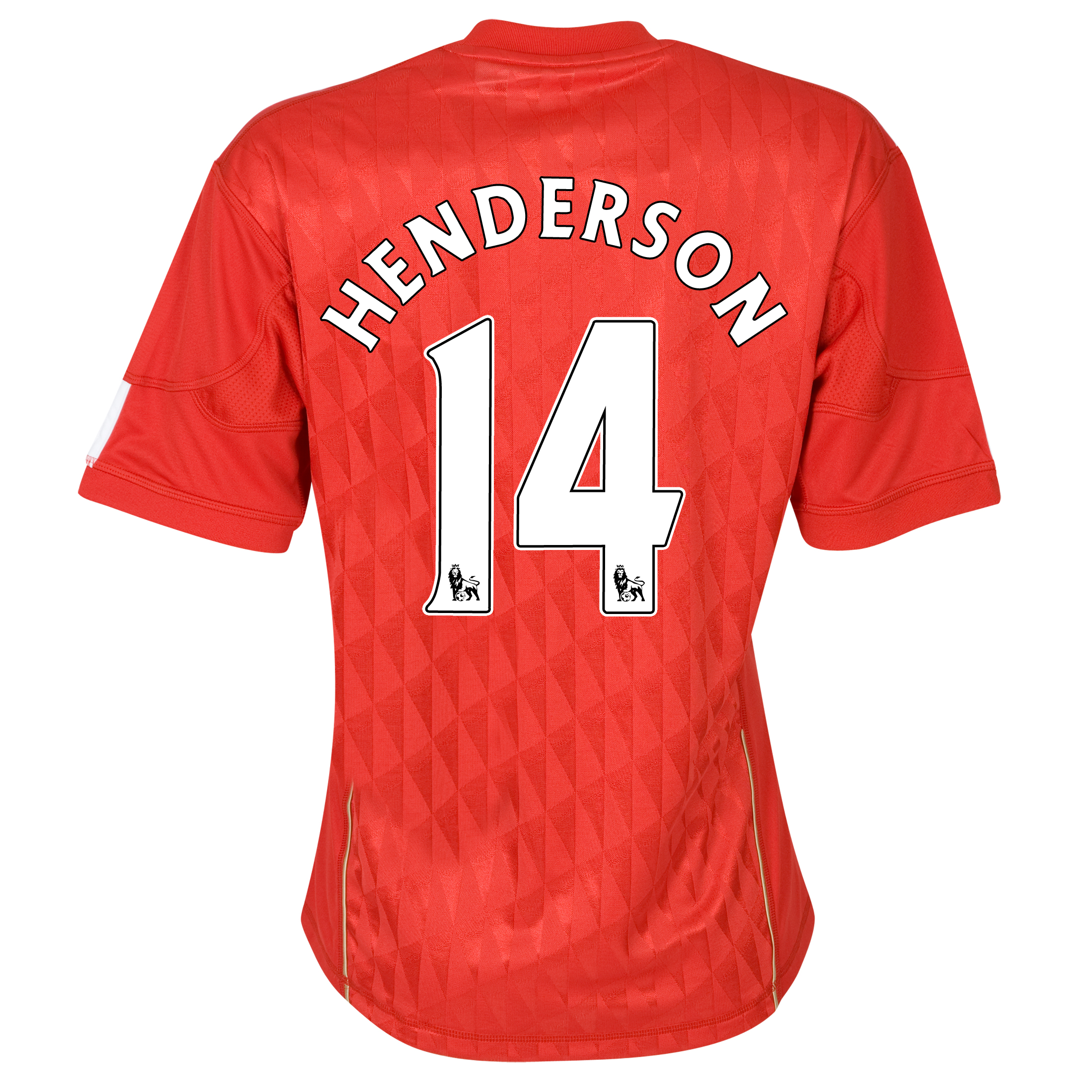 Liverpool Home Shirt 2010/12 - Womens with Henderson 14 printing