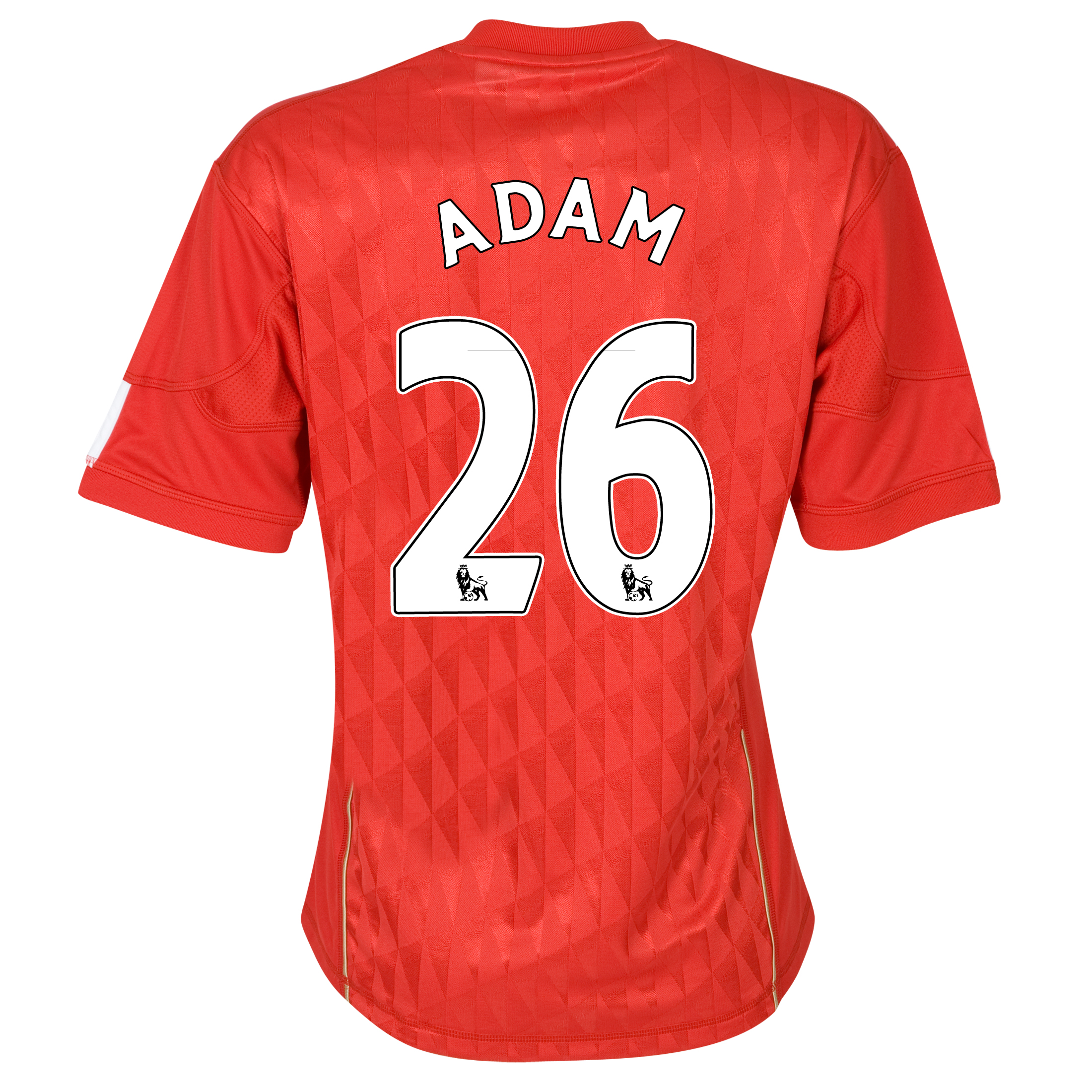 Liverpool Home Shirt 2010/12 - Womens with Adam 26 printing