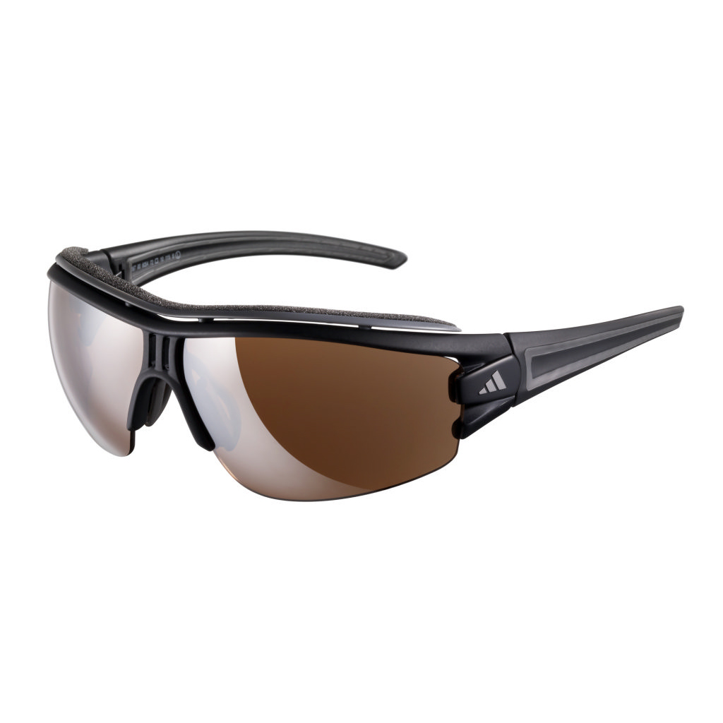 adidas Evil Eye Half Rim Pro Sunglasses - Matt Black - Small