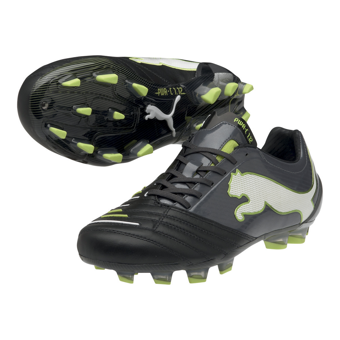 PowerCat 1.12 FG Black/Dark Shadow/White/Lime Punch