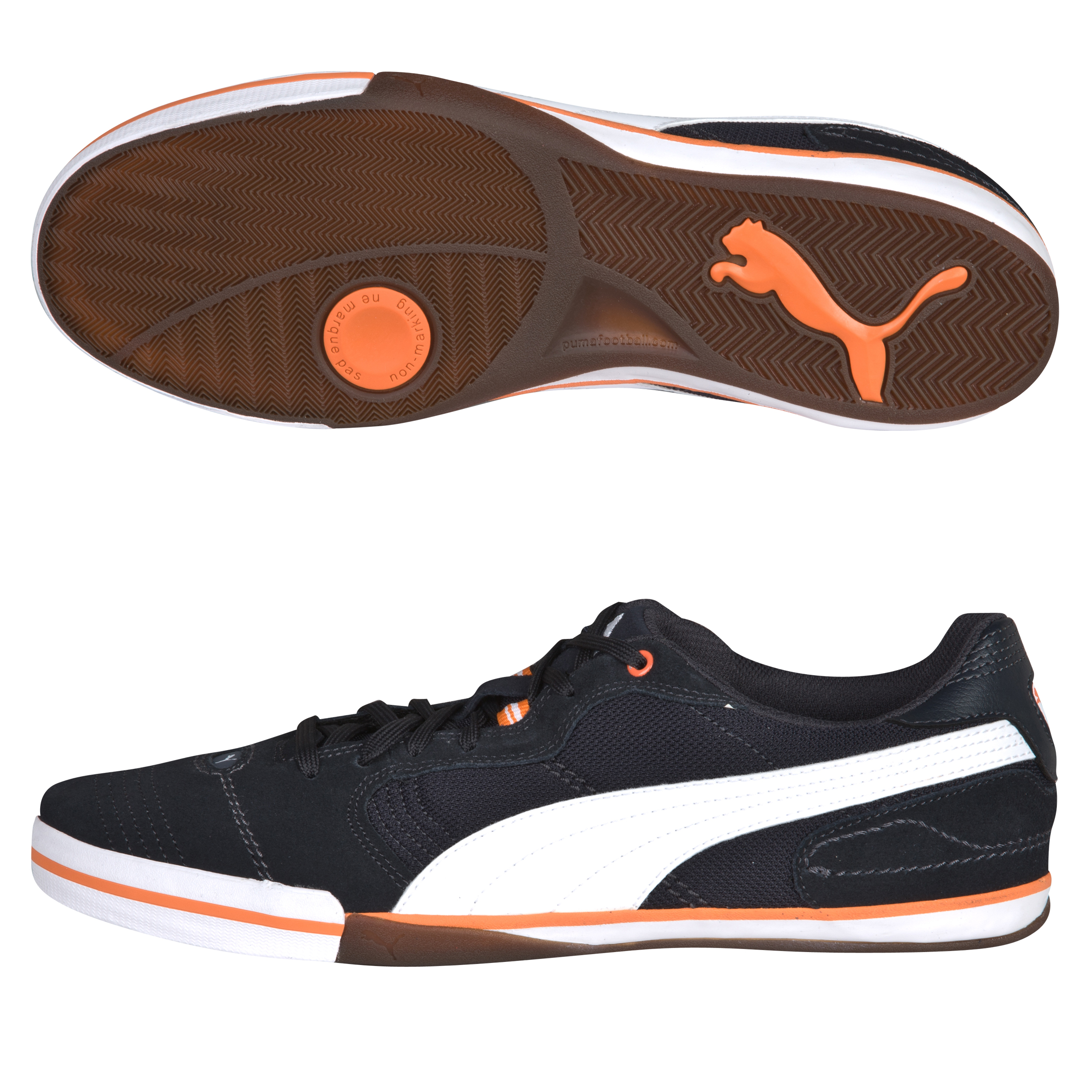 Puma Esito Vulc Sala Trainers - Dark Navy/White/Team Orange.