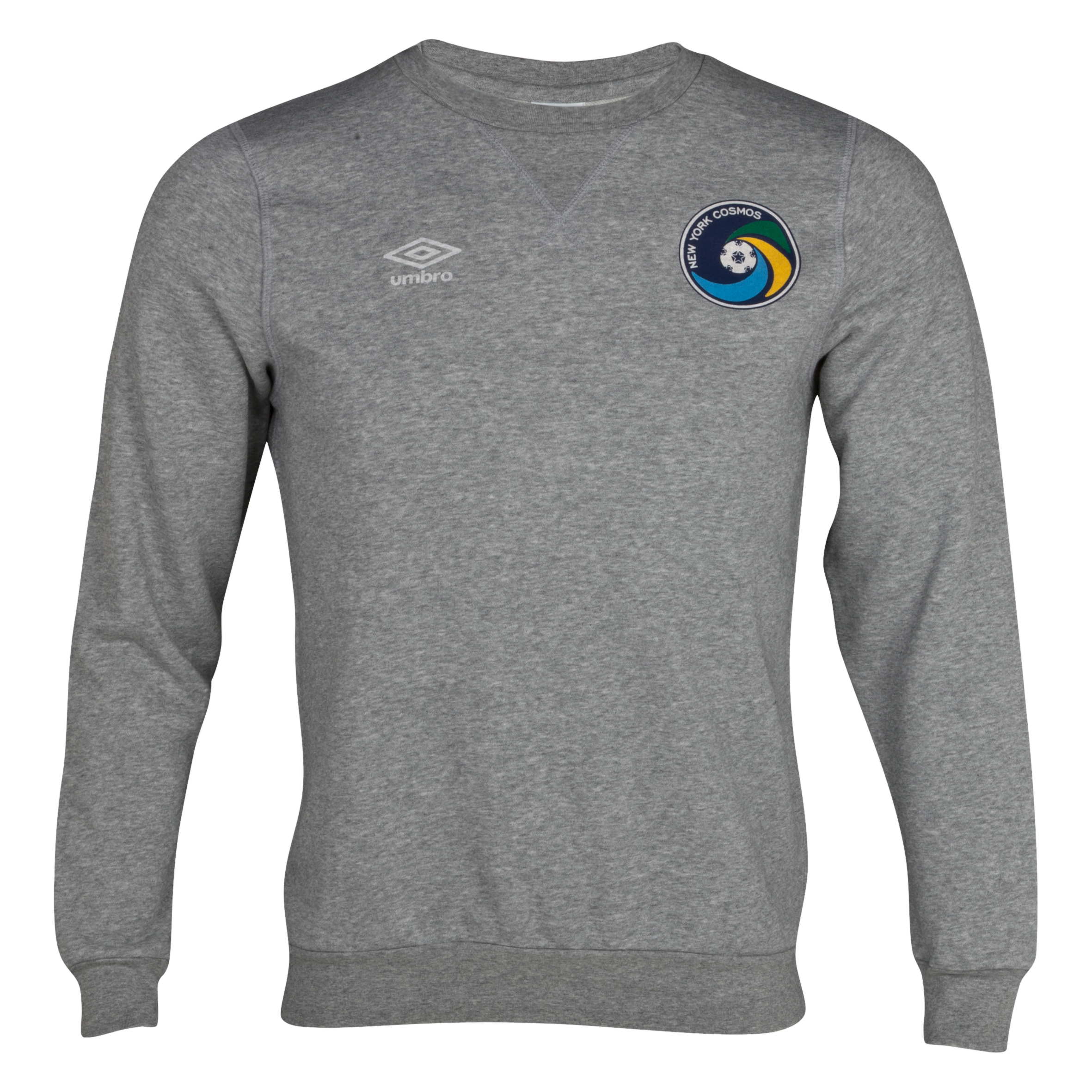 New York Cosmos Vintage Sweat Top - Grey Marl