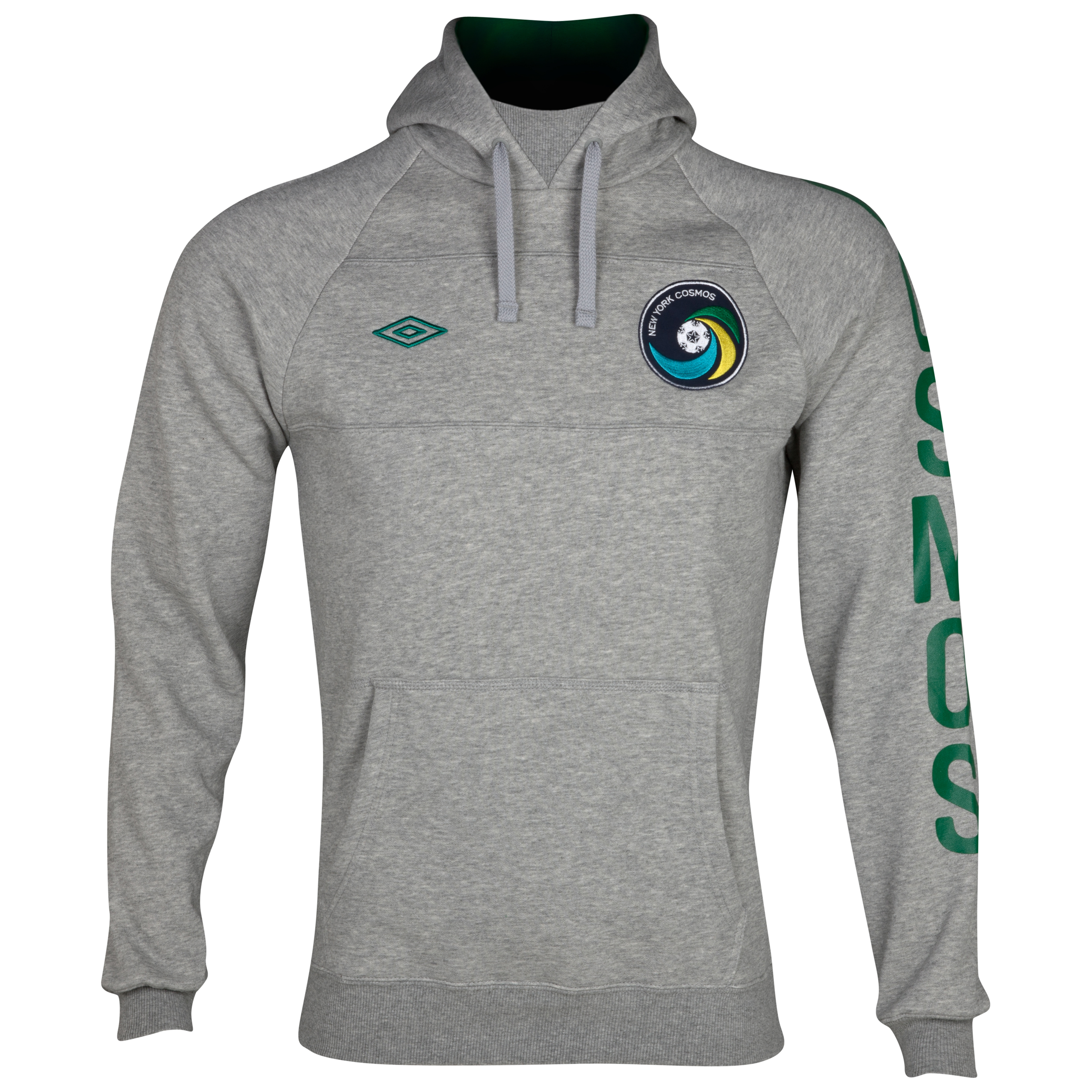 New York Cosmos Hoody - Grey Narl/Pine Green