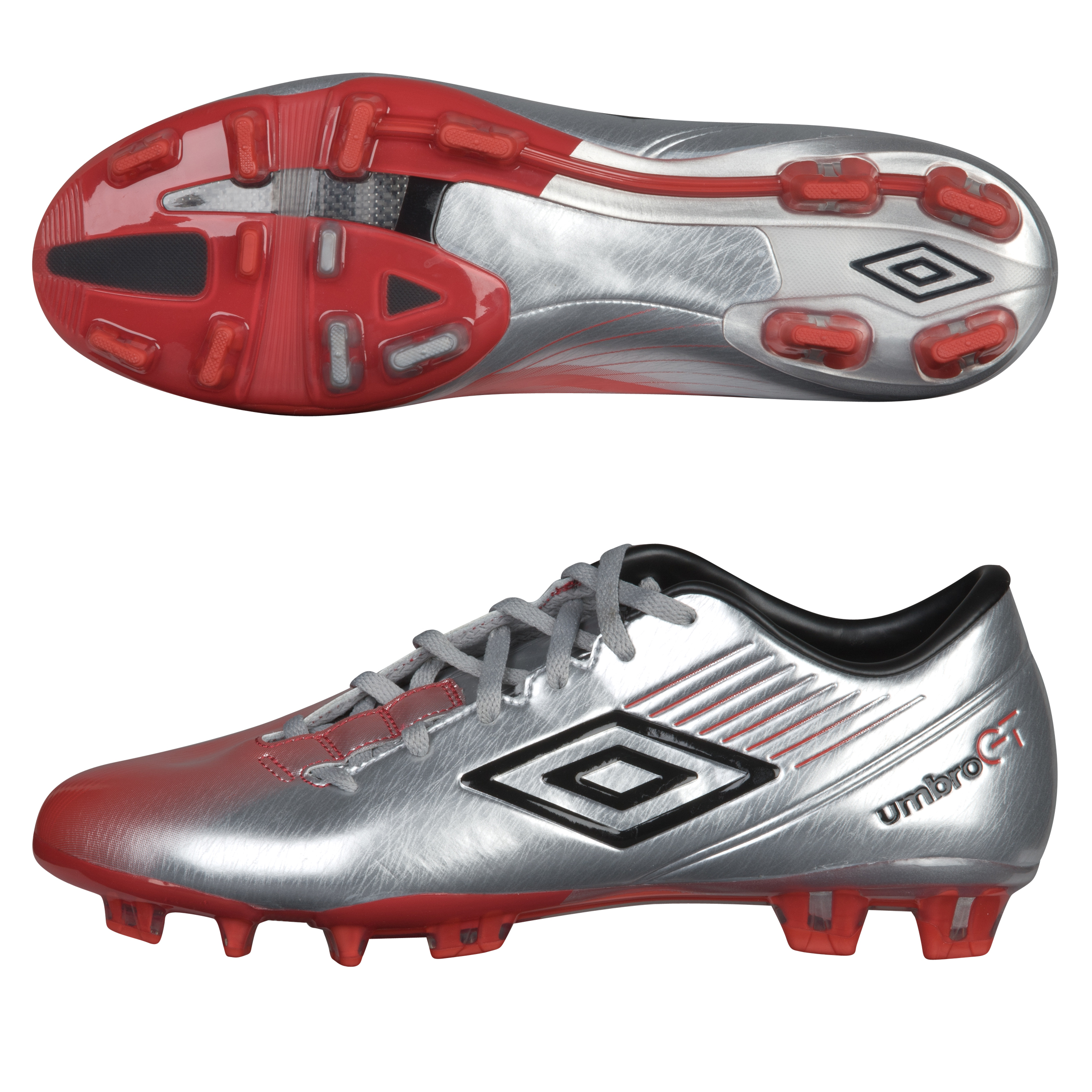 GT  II Pro FG Silver/Black/True Red
