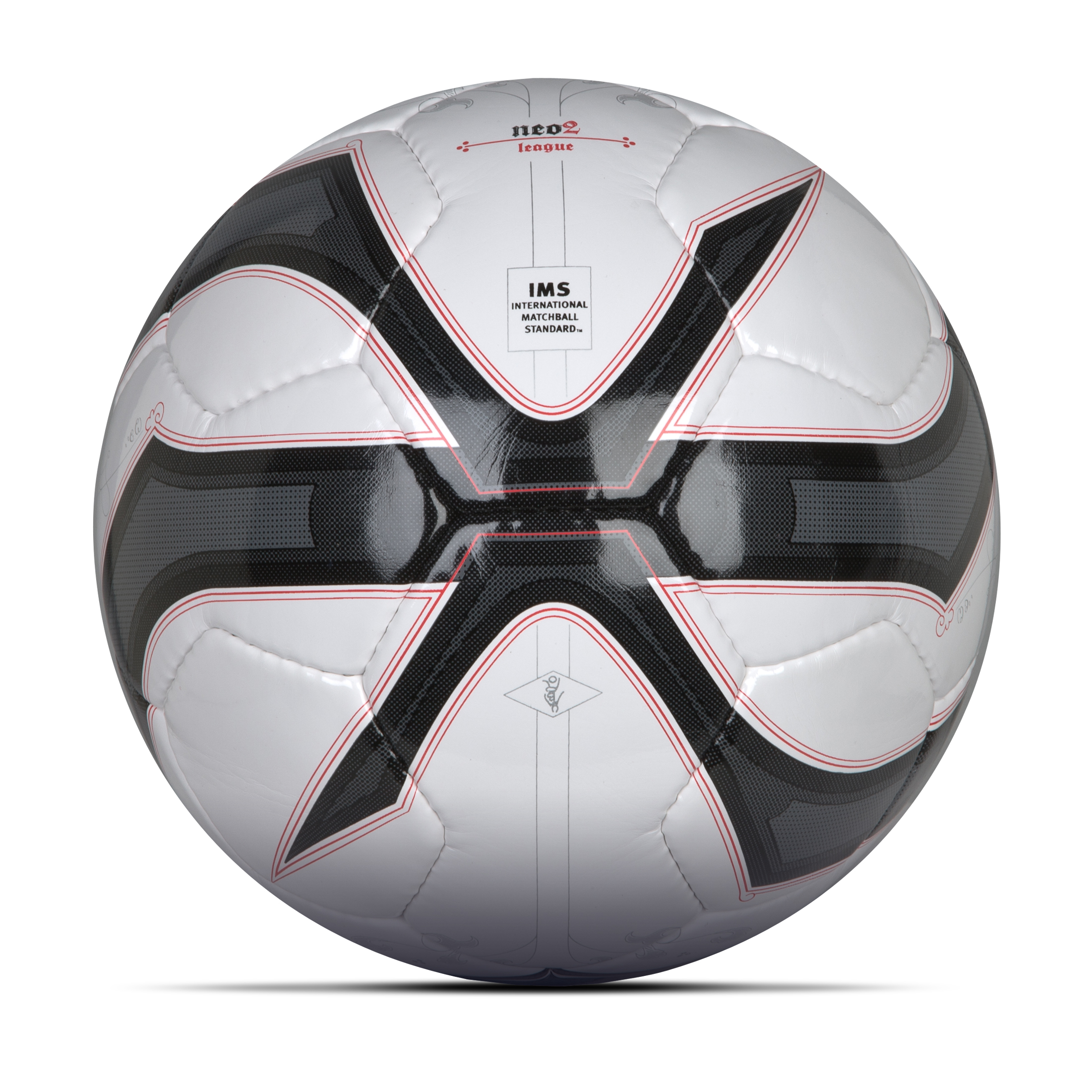 Umbro Neo 2012 League Football White~Black~Vermillion