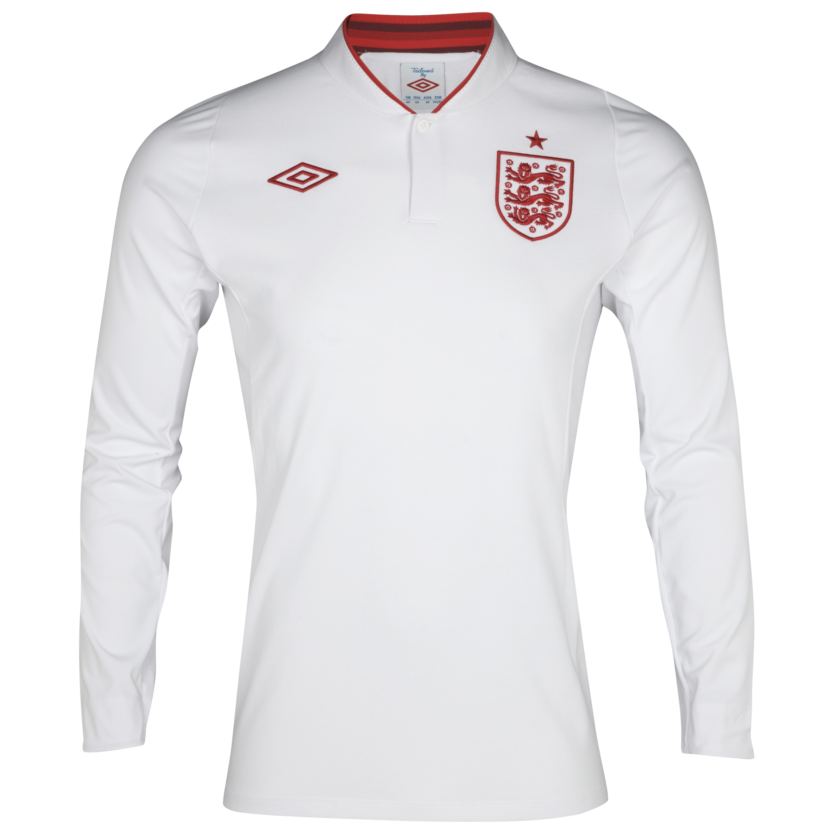 England Home Shirt 2012/13 Long Sleeve Boys