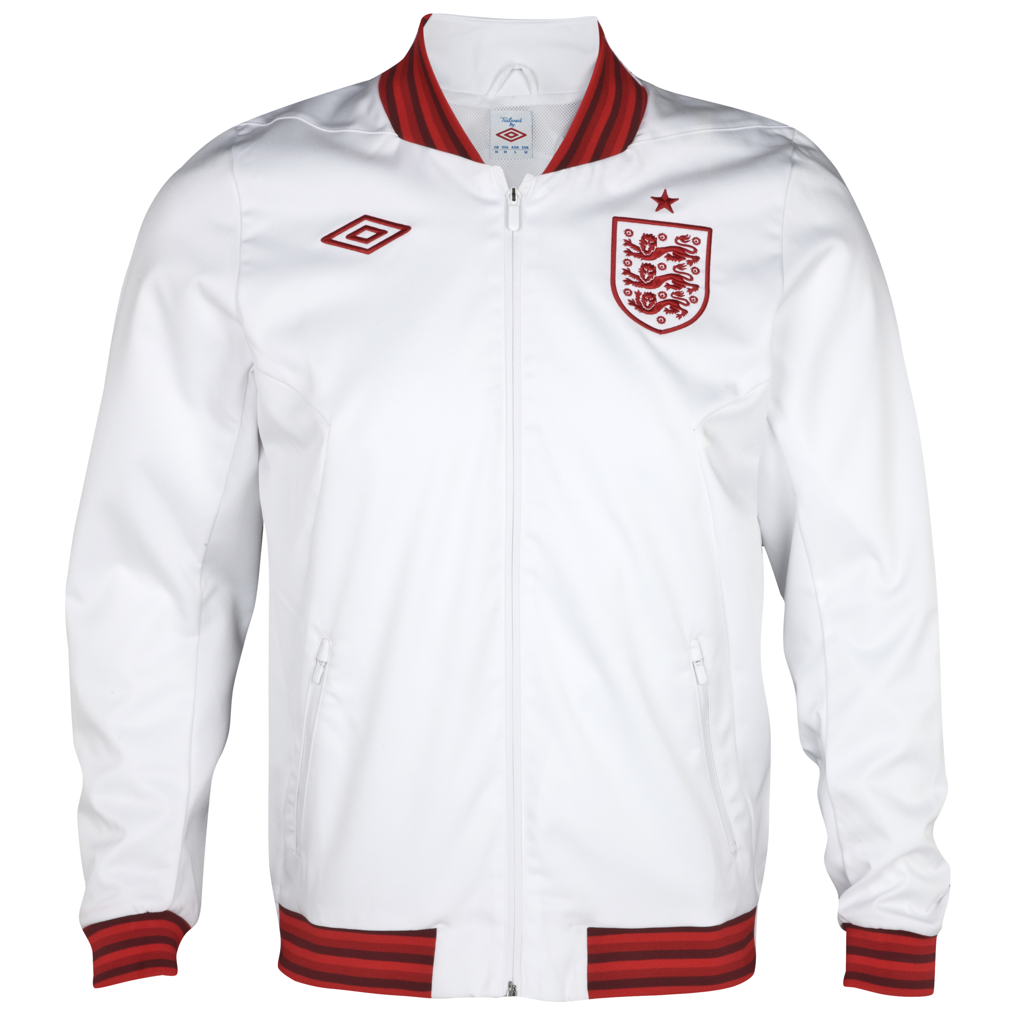 England Home Anthem Jacket 2012~13 White
