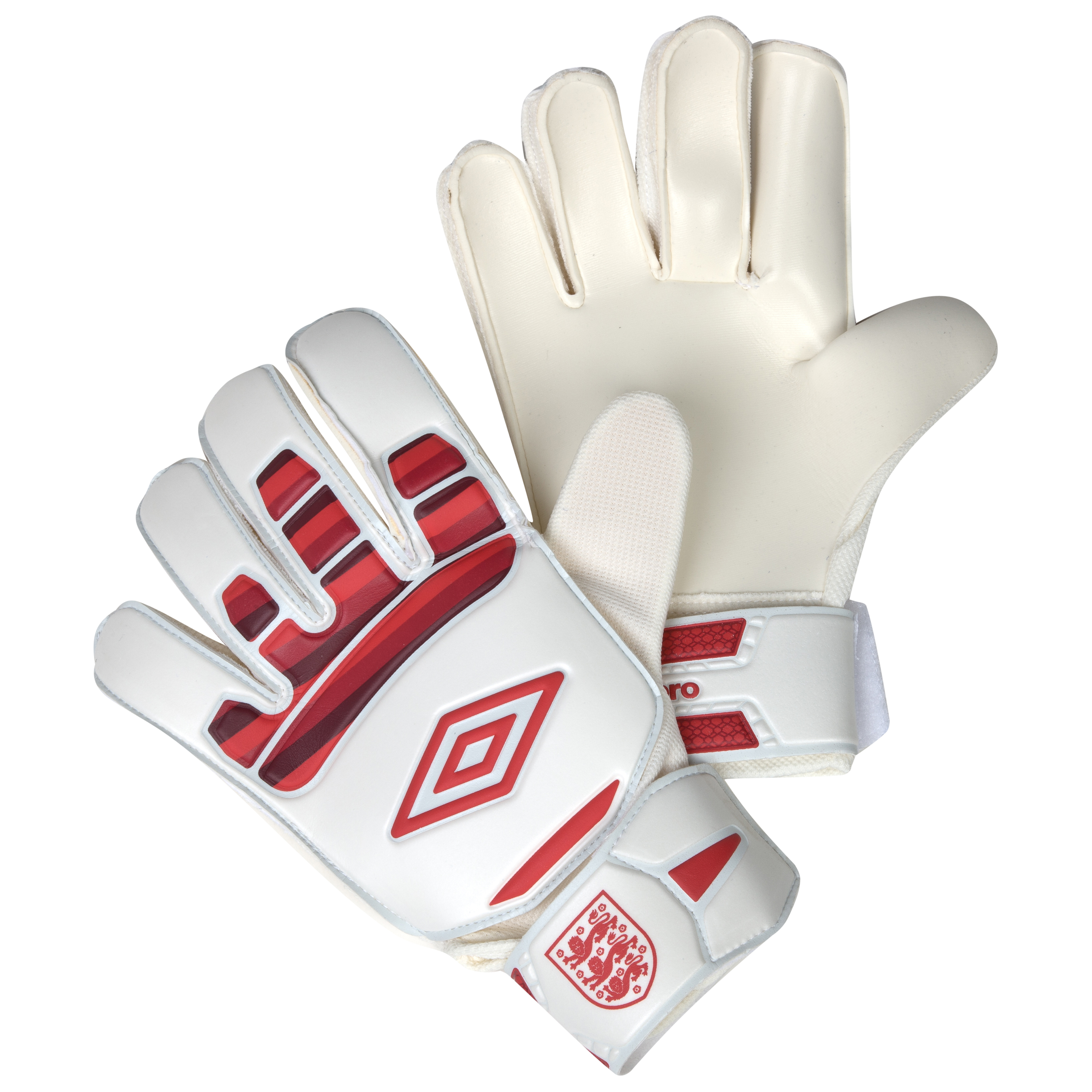 England Geometra Cup Glove Vermillion White