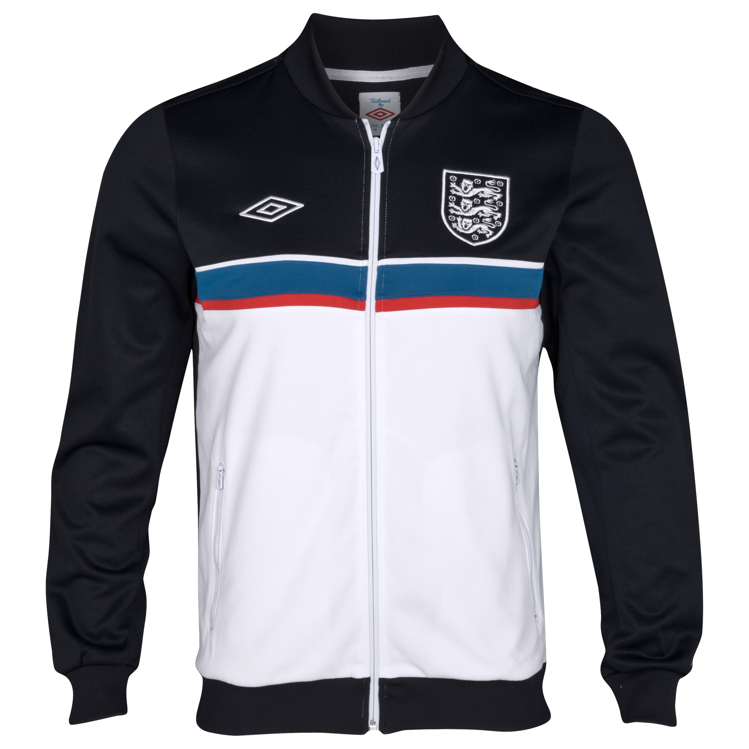 England Media Jacket Galaxy ~ White ~ Dark Blue ~ Vermillion