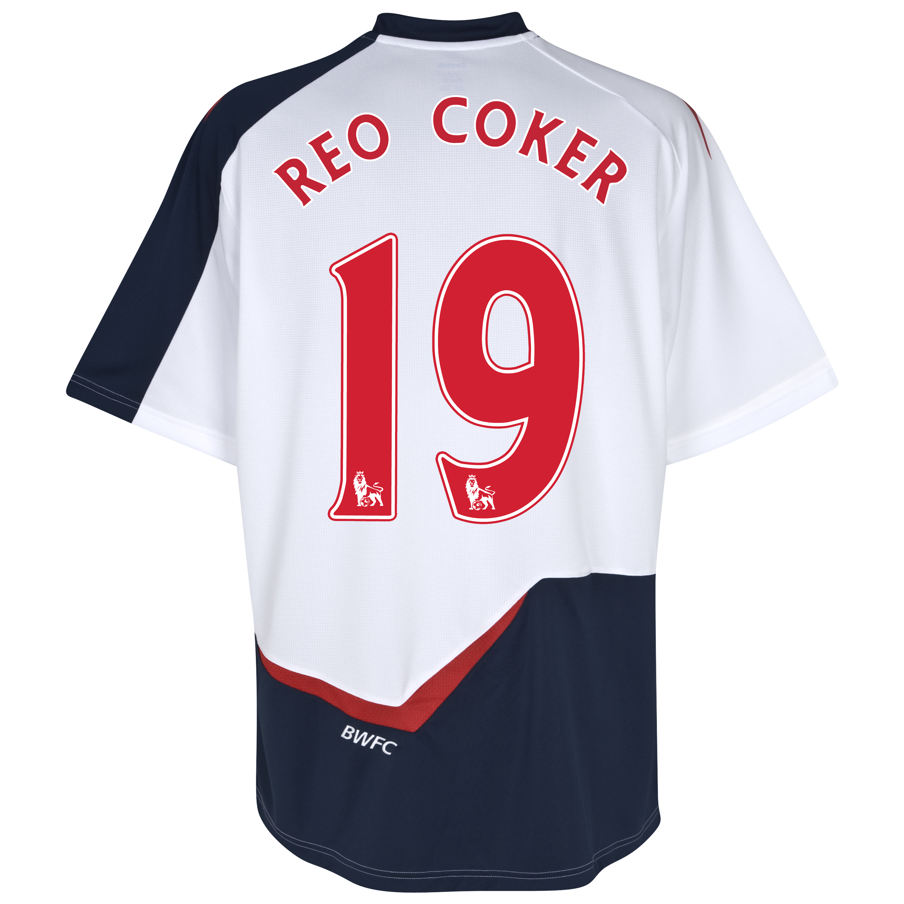 Bolton Wanderers Home Shirt 2011/12 - Kids with Reo-Coker 19 printing
