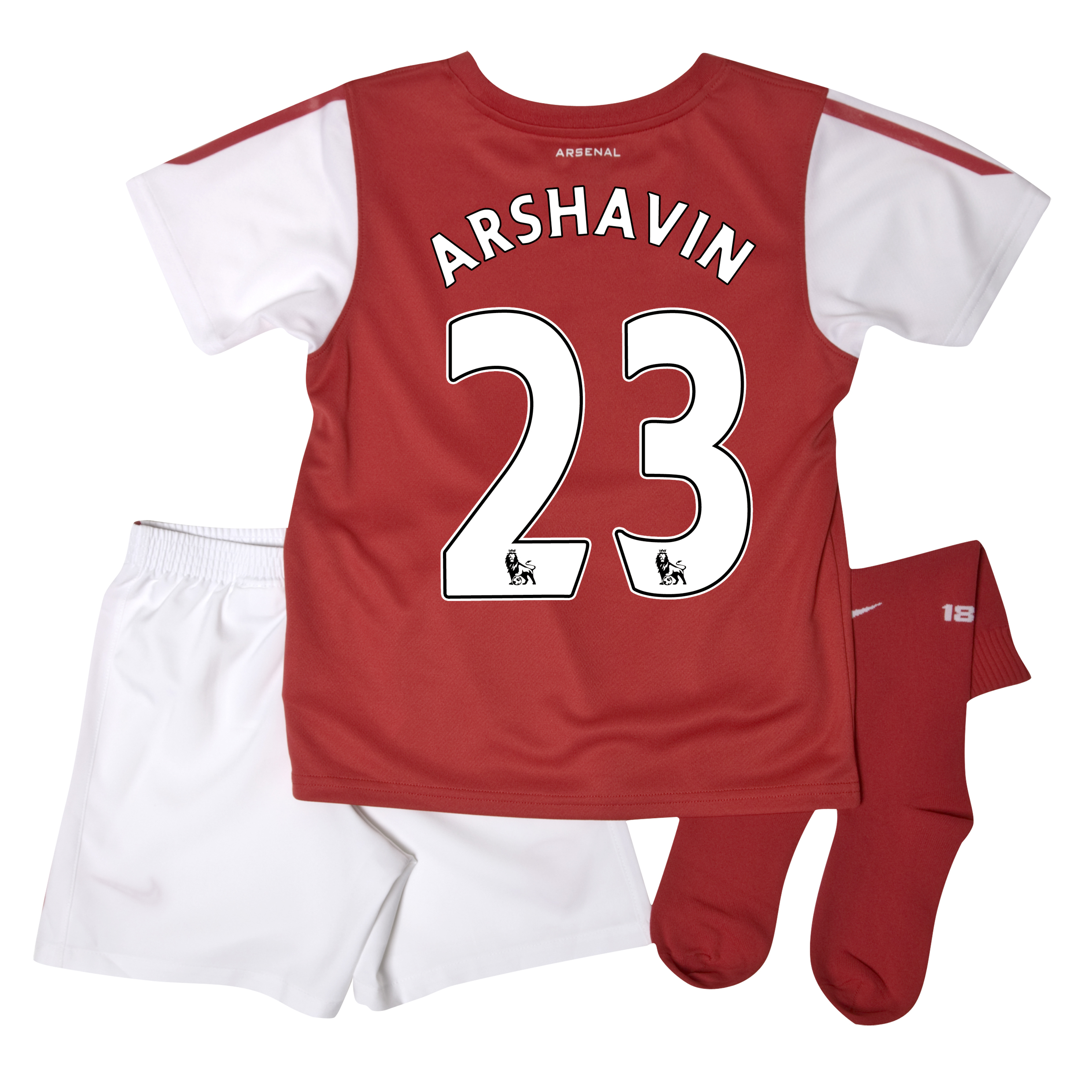 Arsenal Home Kit 2011 - Little Kids with Arshavin 23 printing