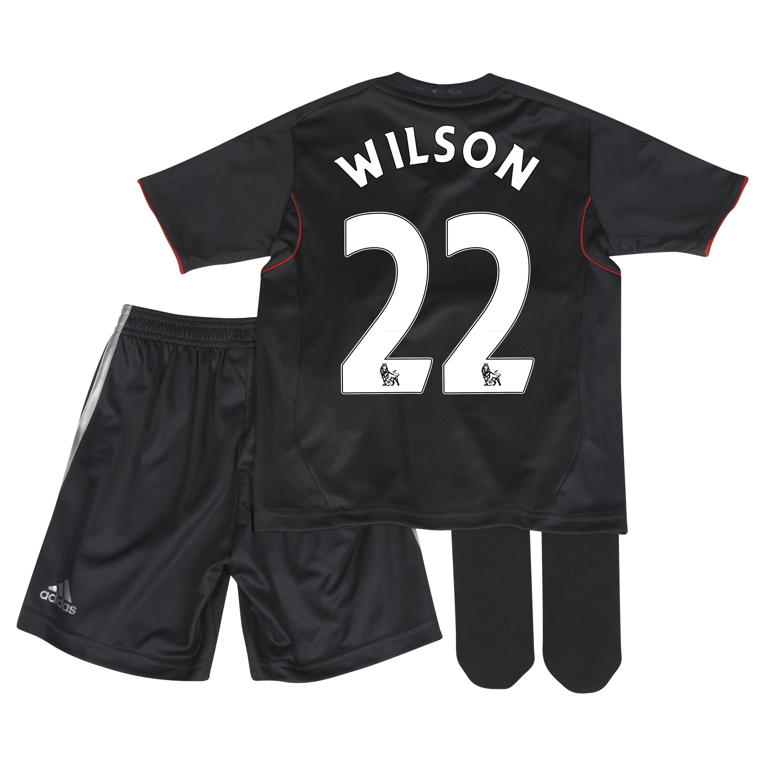 Liverpool Away Mini Kit 2011/12 - Infants with Wilson 22 printing