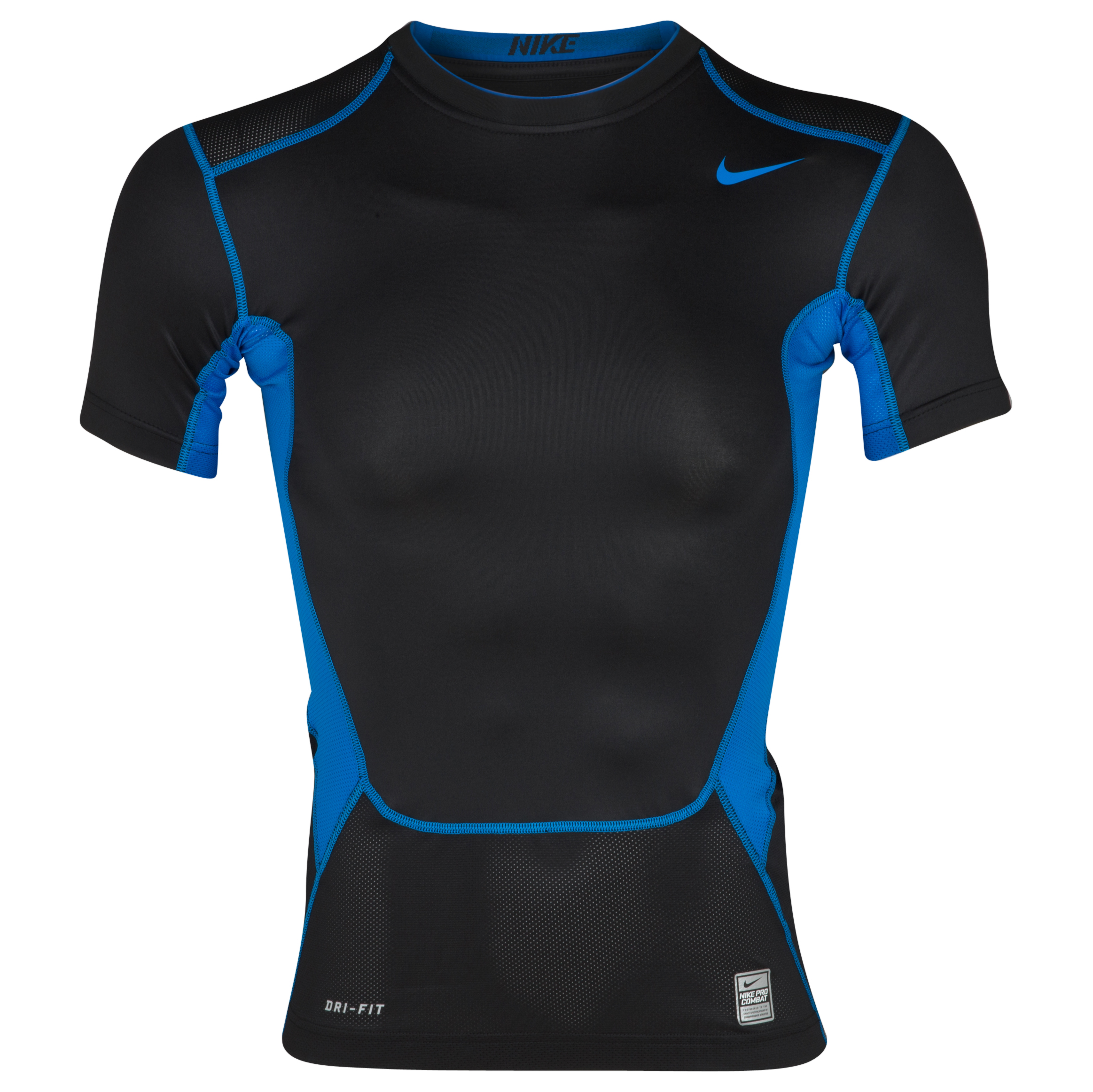 Nike Hypercool Comp Baselayer Top - Black/Photo Blue
