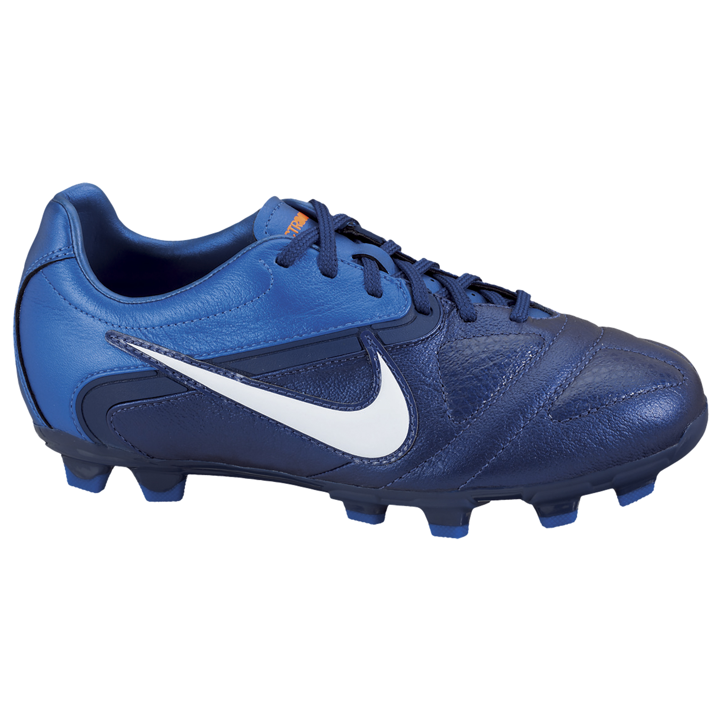 Nike CTR360 Libretto II Firm Ground Football Boots - Loyal Blue/White/Bright Blue/Total Orange - Kids