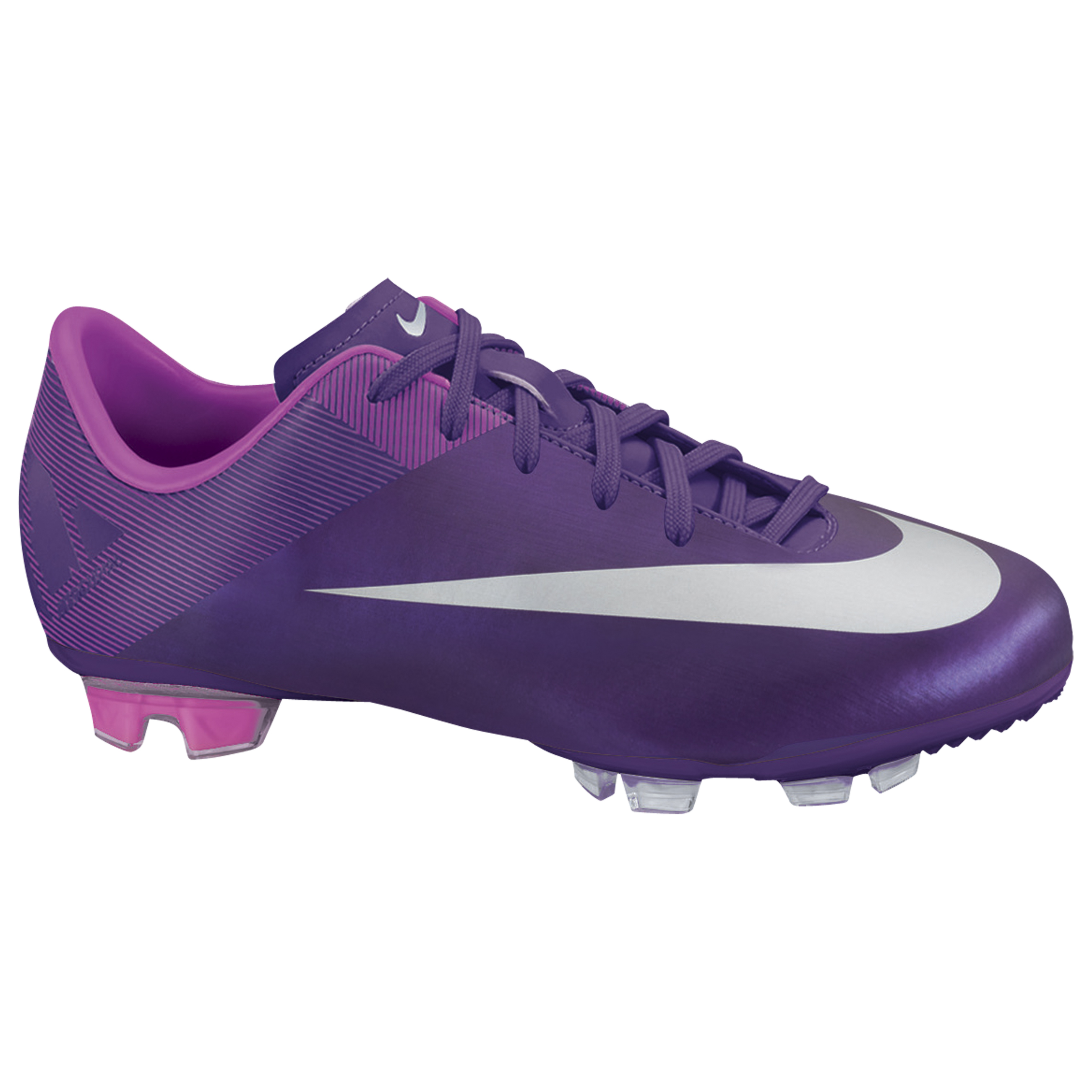 Nike Mercurial Vapor VII Firm Ground Football Boots - Court Purple/Metalic Luster/Magnet - Kids.