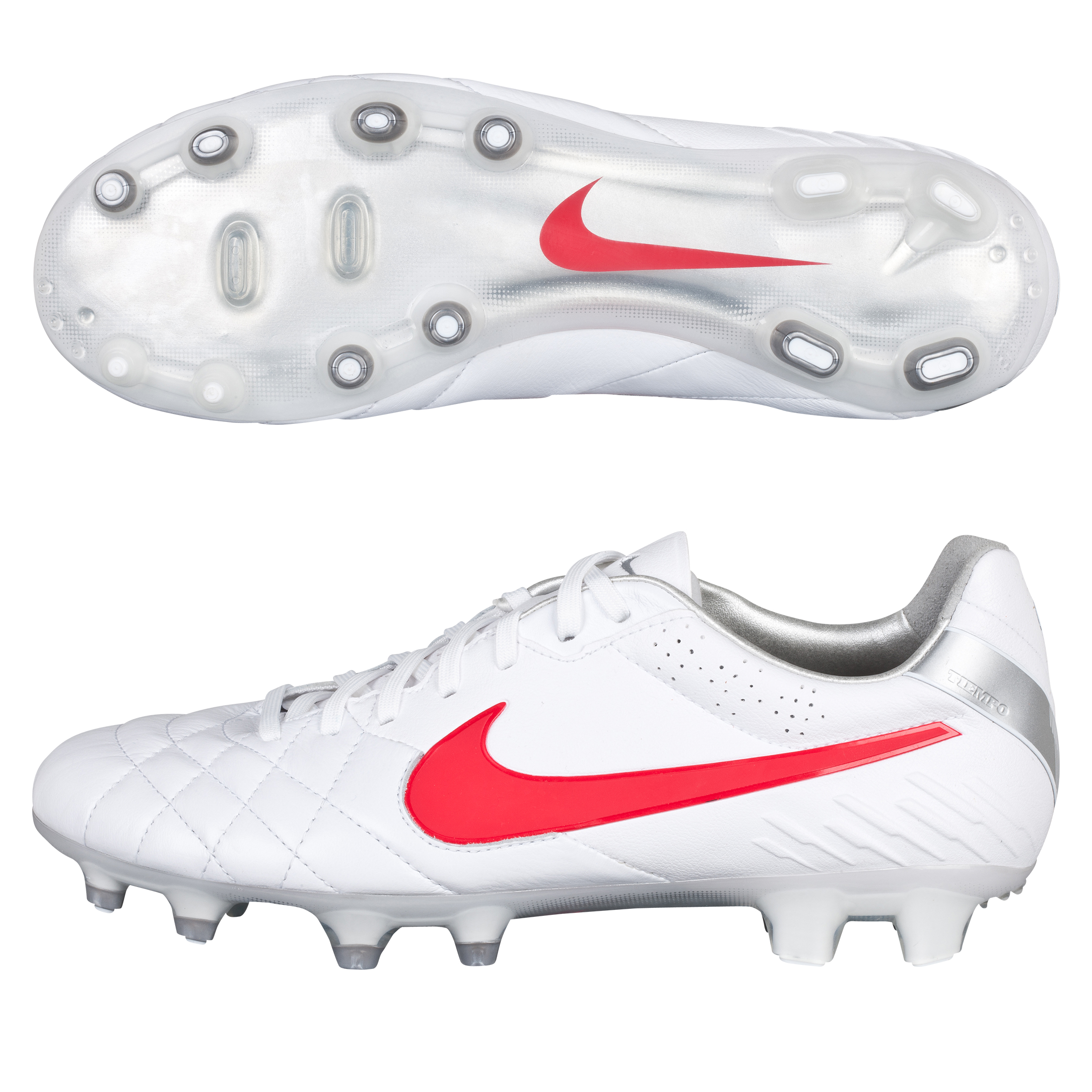 Tiempo Legend IV FG White/Siren Red/Metallic Silver
