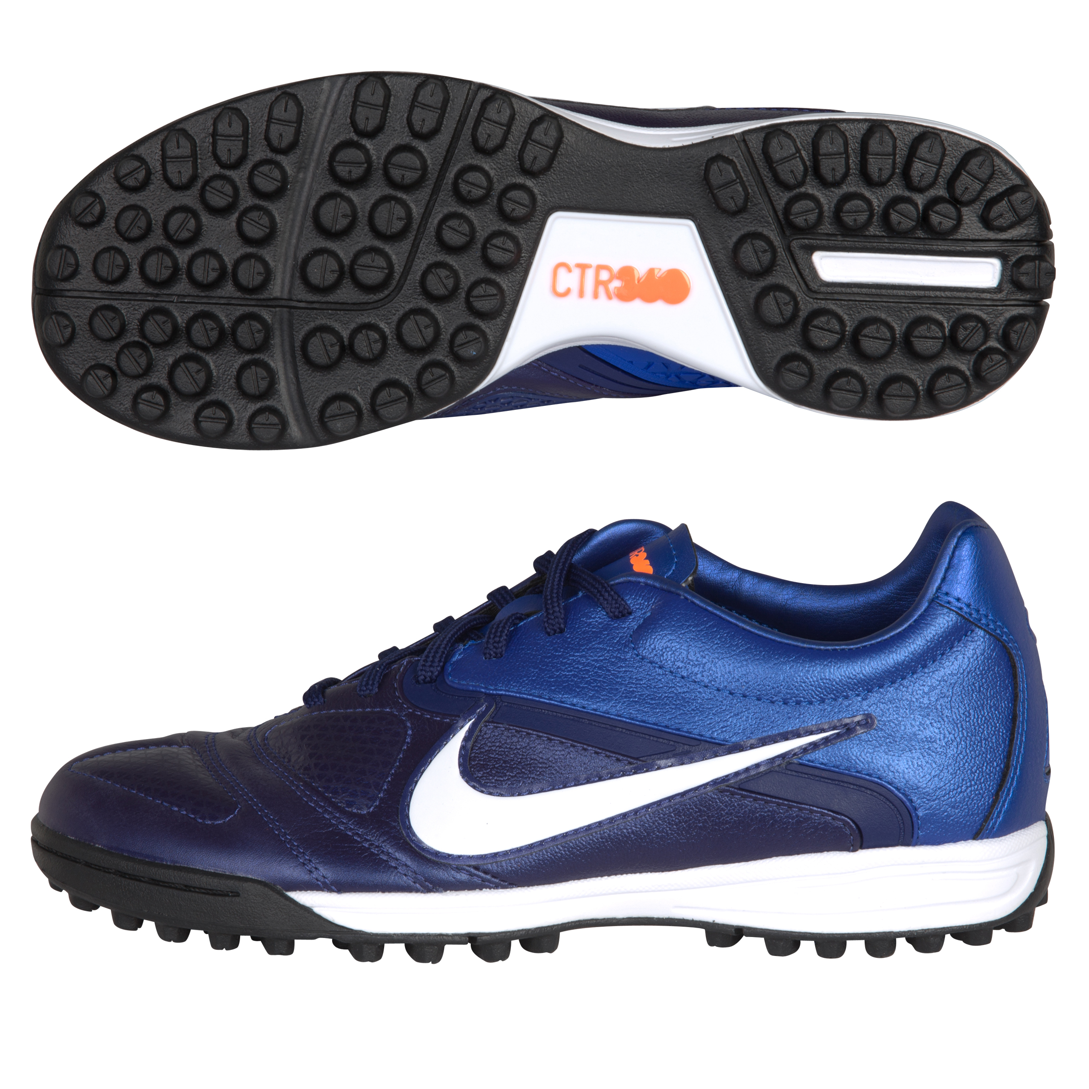 Nike CTR360 Libretto II Astro Turf Trainers - Loyal Blue-White-Bright Blue-Total Orange