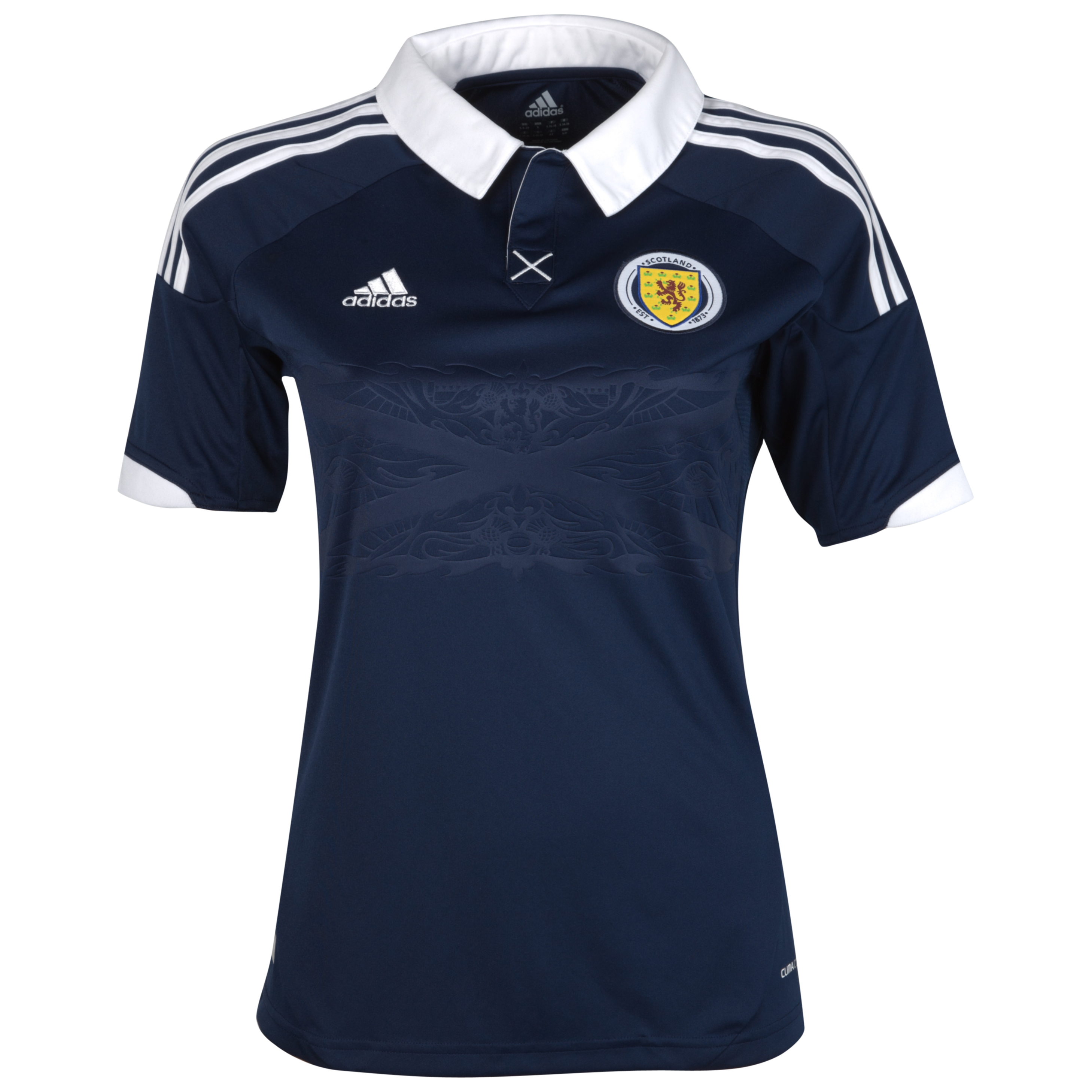 Scotland Home Shirt 2012/14 Womens Dark Indigo/White