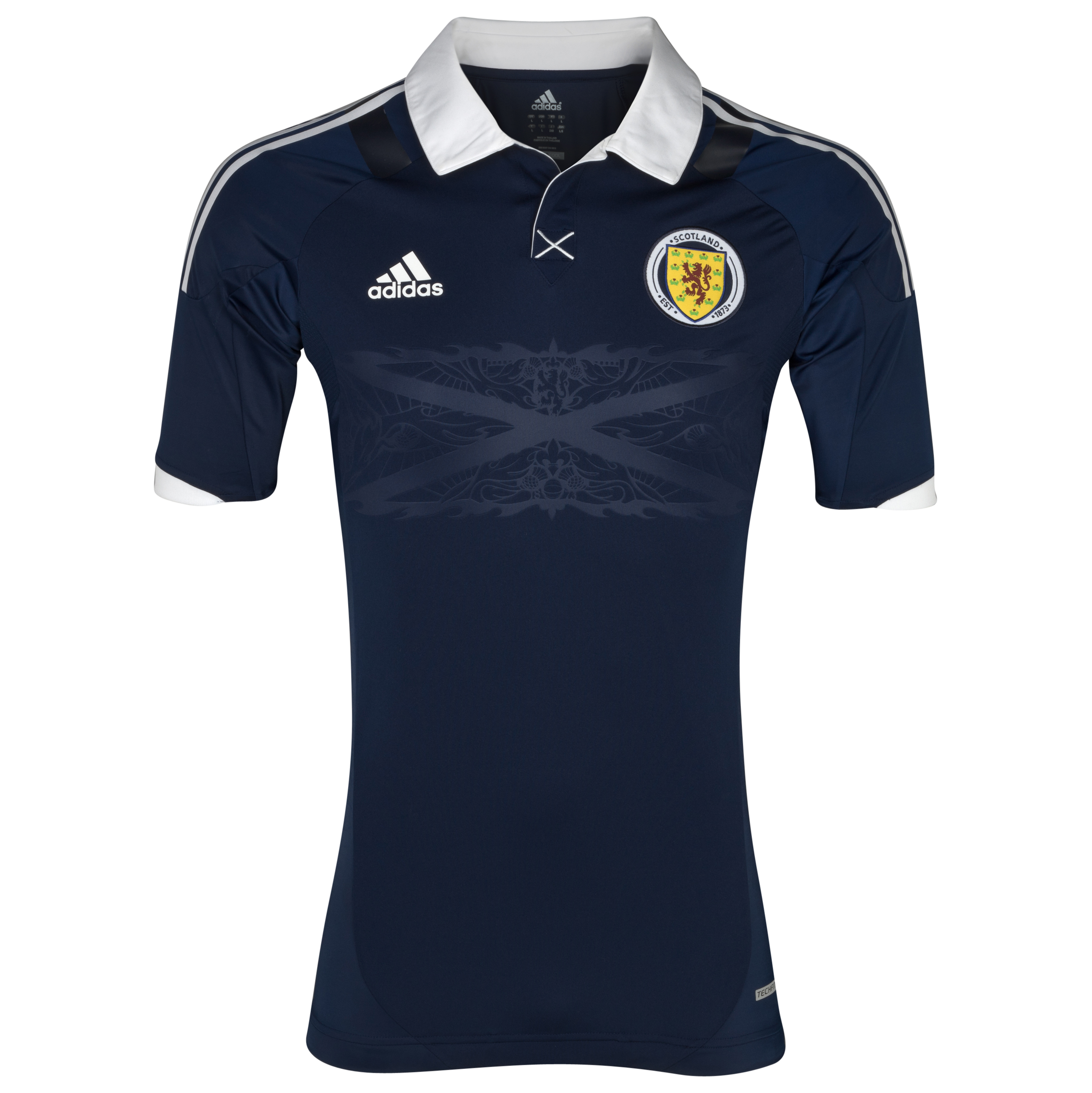Scotland Authentic Home Shirt 2012/14 Dark Indigo/White