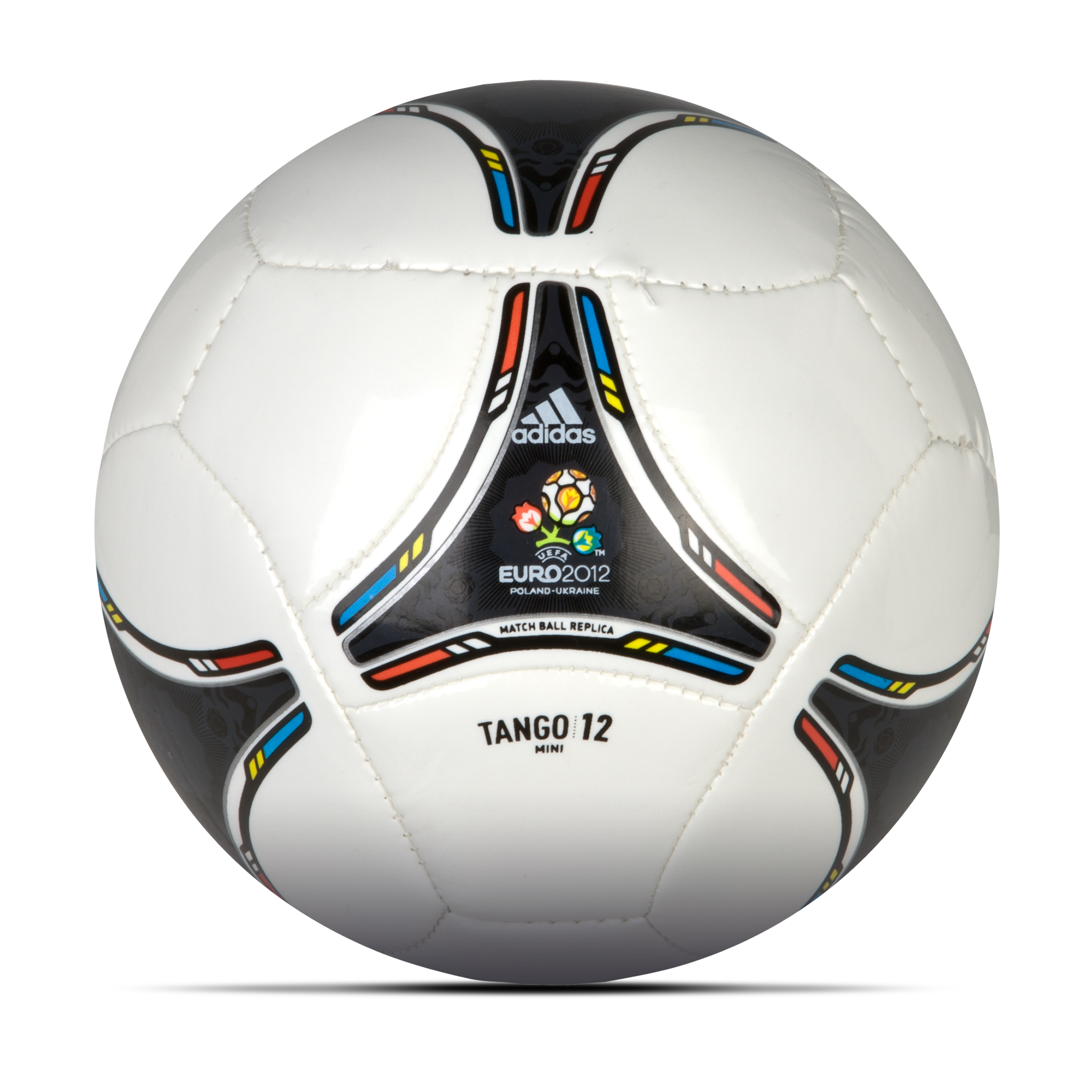 adidas Euro 2012 Miniball - White/Black