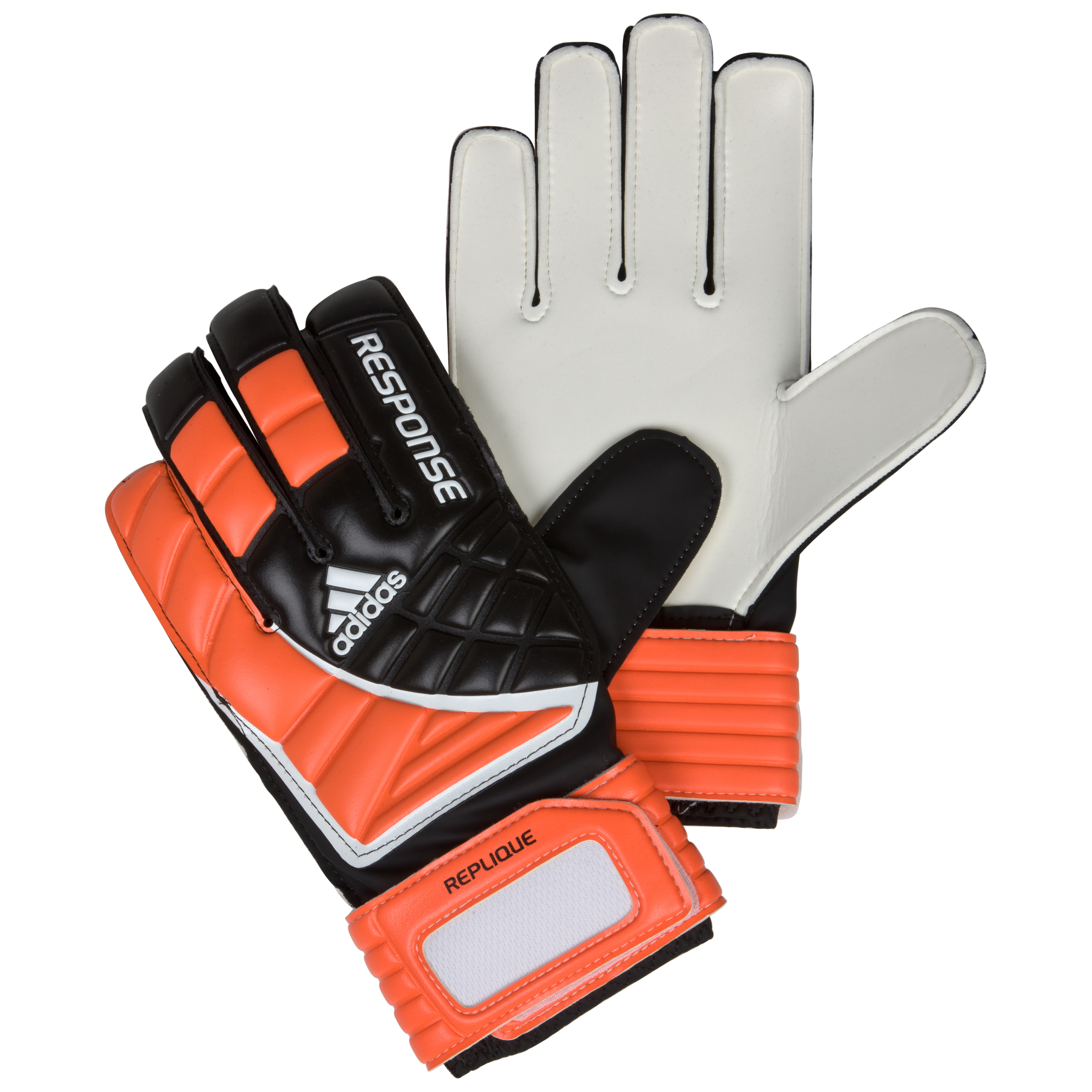 adidas Response Replique Goalkeeper Gloves Black~Warning~White