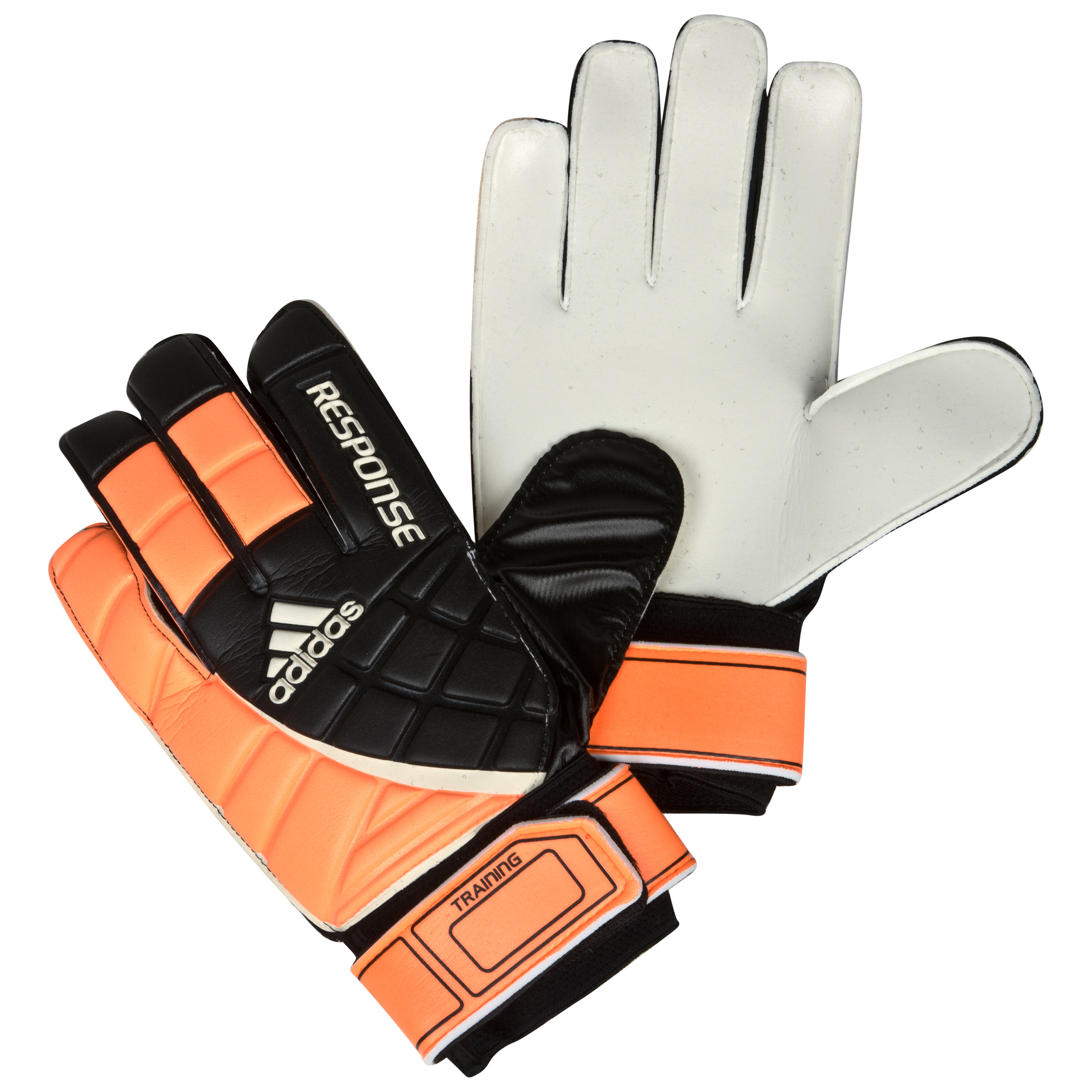 adidas Response Training Goalkeeper Gloves - Black/Warning/White.