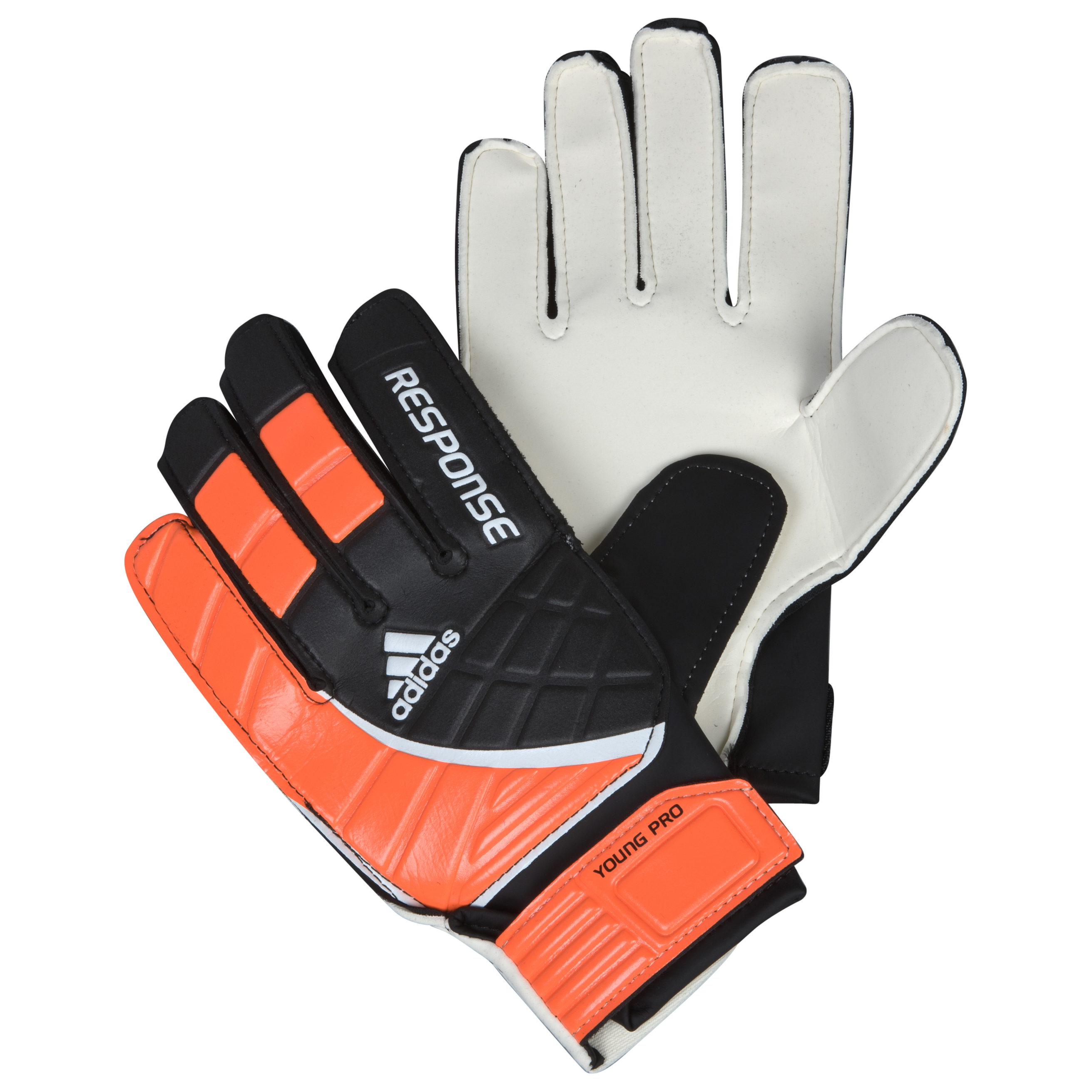 adidas Response Young Pro Goalkeeper Gloves - Black/Warning/White.