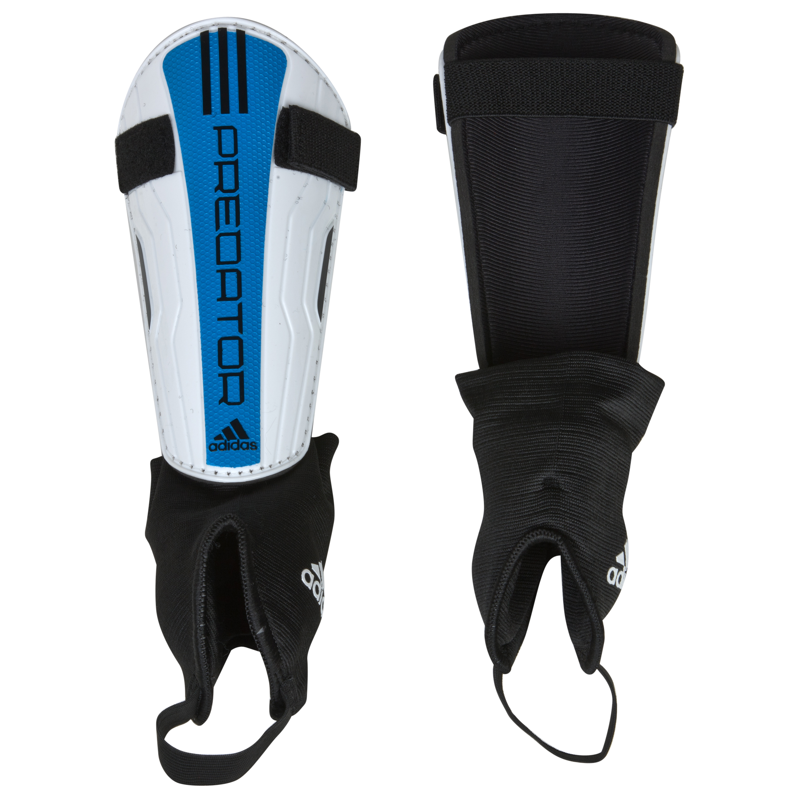 adidas Predator Replique Shinguard - White-Sharp Blue F11-Black