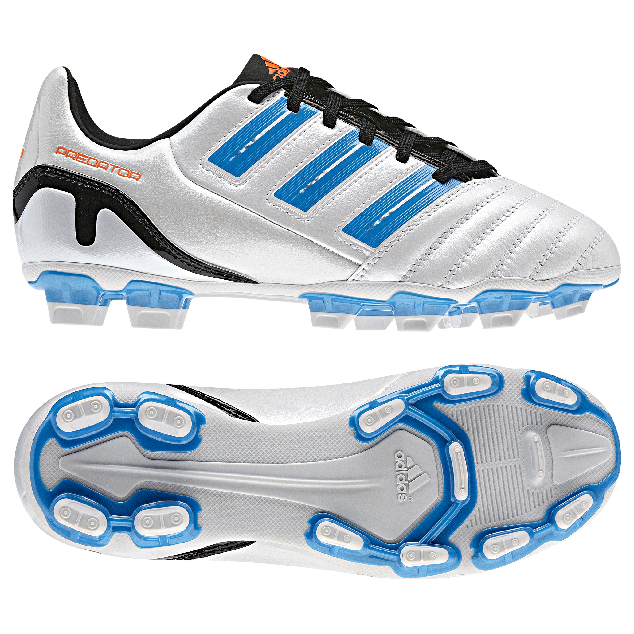 adidas Predator Absolado TRX Firm Ground Football Boots - Predator Run Wht/Pred Sharp Blue Met/Warni