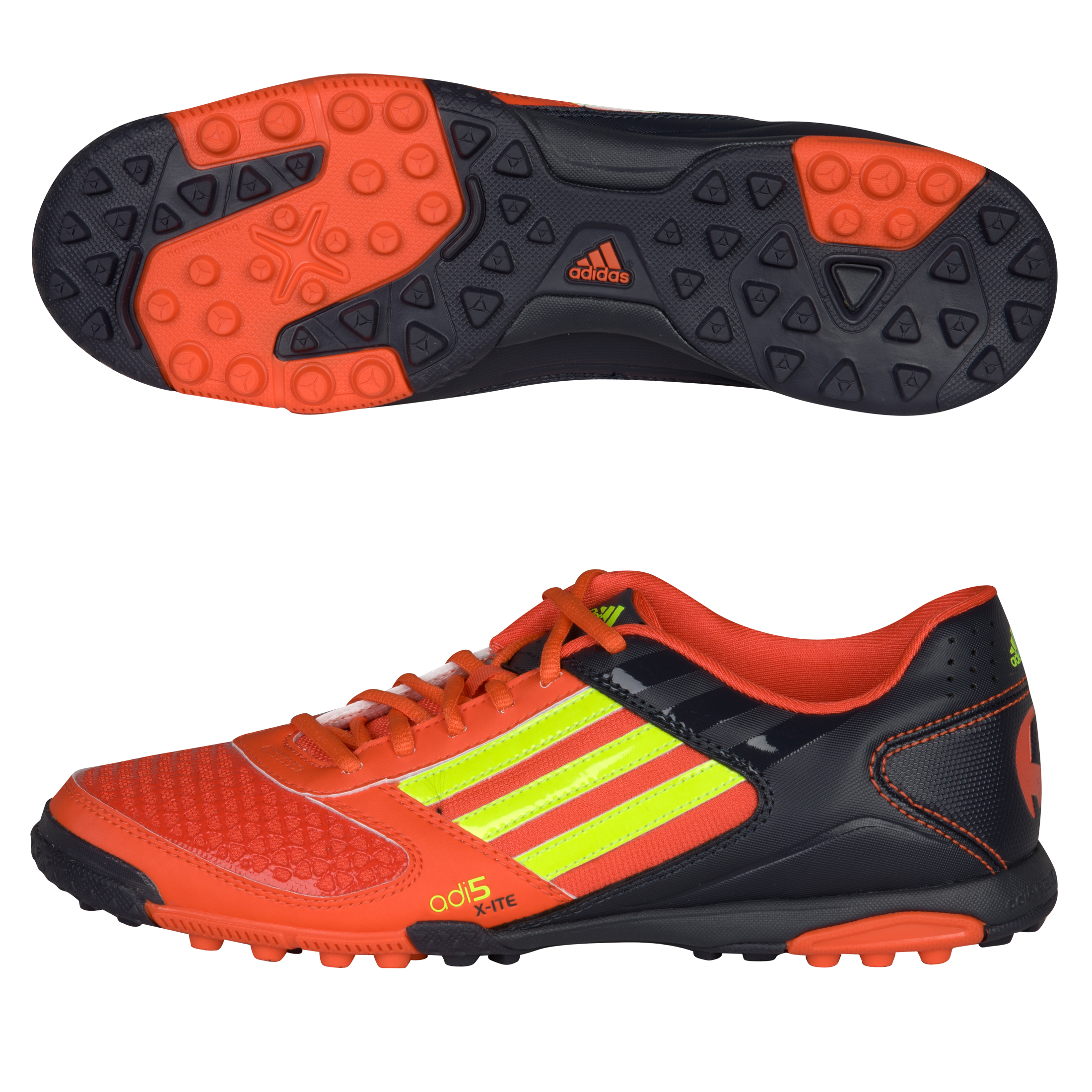 adidas adi5 X ite Astro Turf Trainers High Energy S12 ~ Electricity ~ Phantom